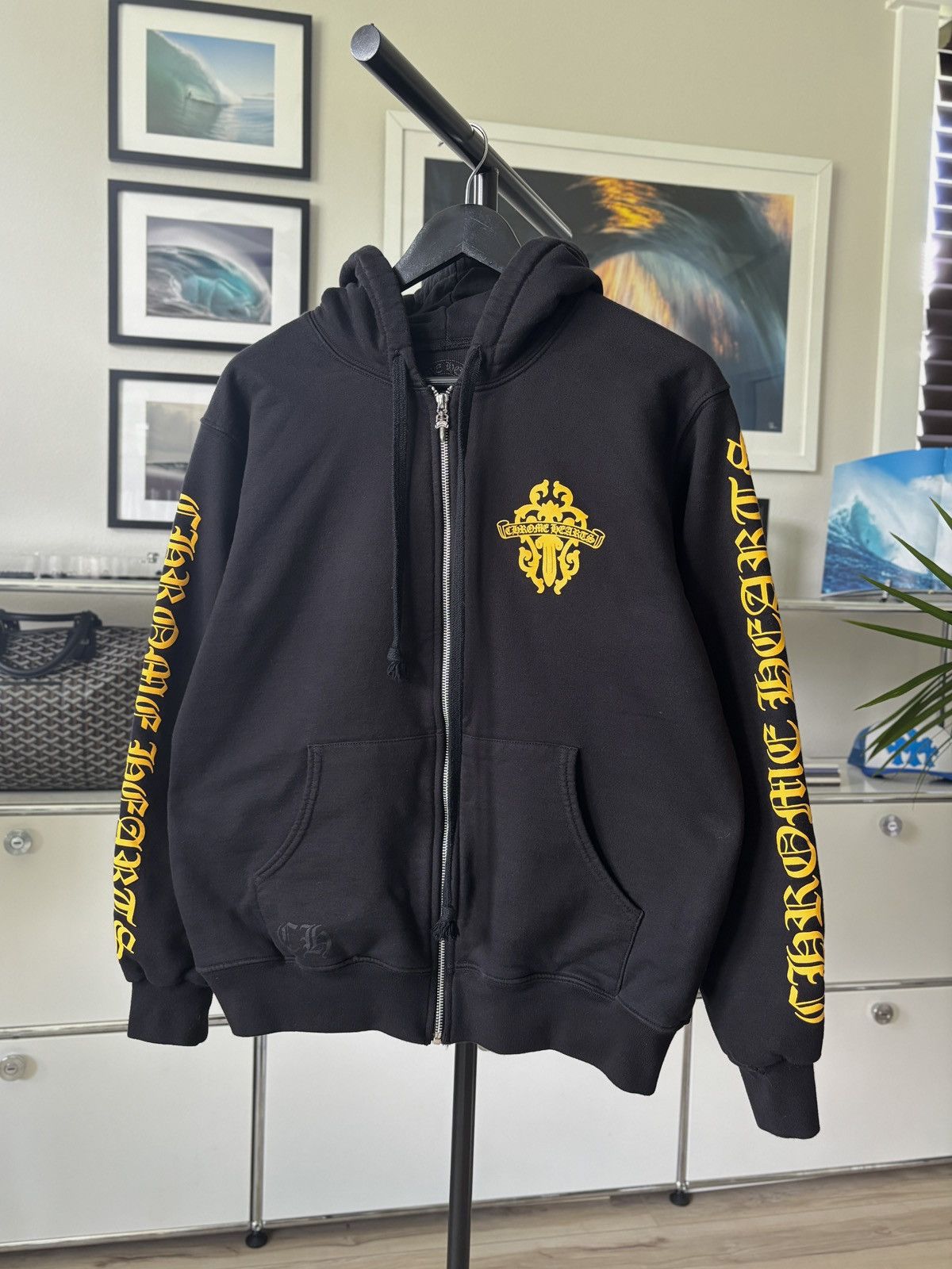 【人気/関税/送料込み】 Chrome Hearts 1988 Hoodie Black Yello 1988 Online Hoodie Drop IRL : r/ChromeHeart