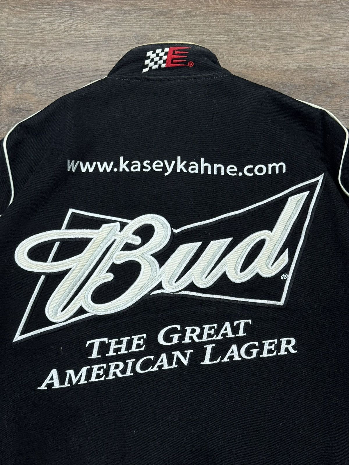 JH Design VINTAGE JEFF HAMILTON BUDWEISER RACING JACKET Size US L / EU 52-54 / 3 - 8 Thumbnail