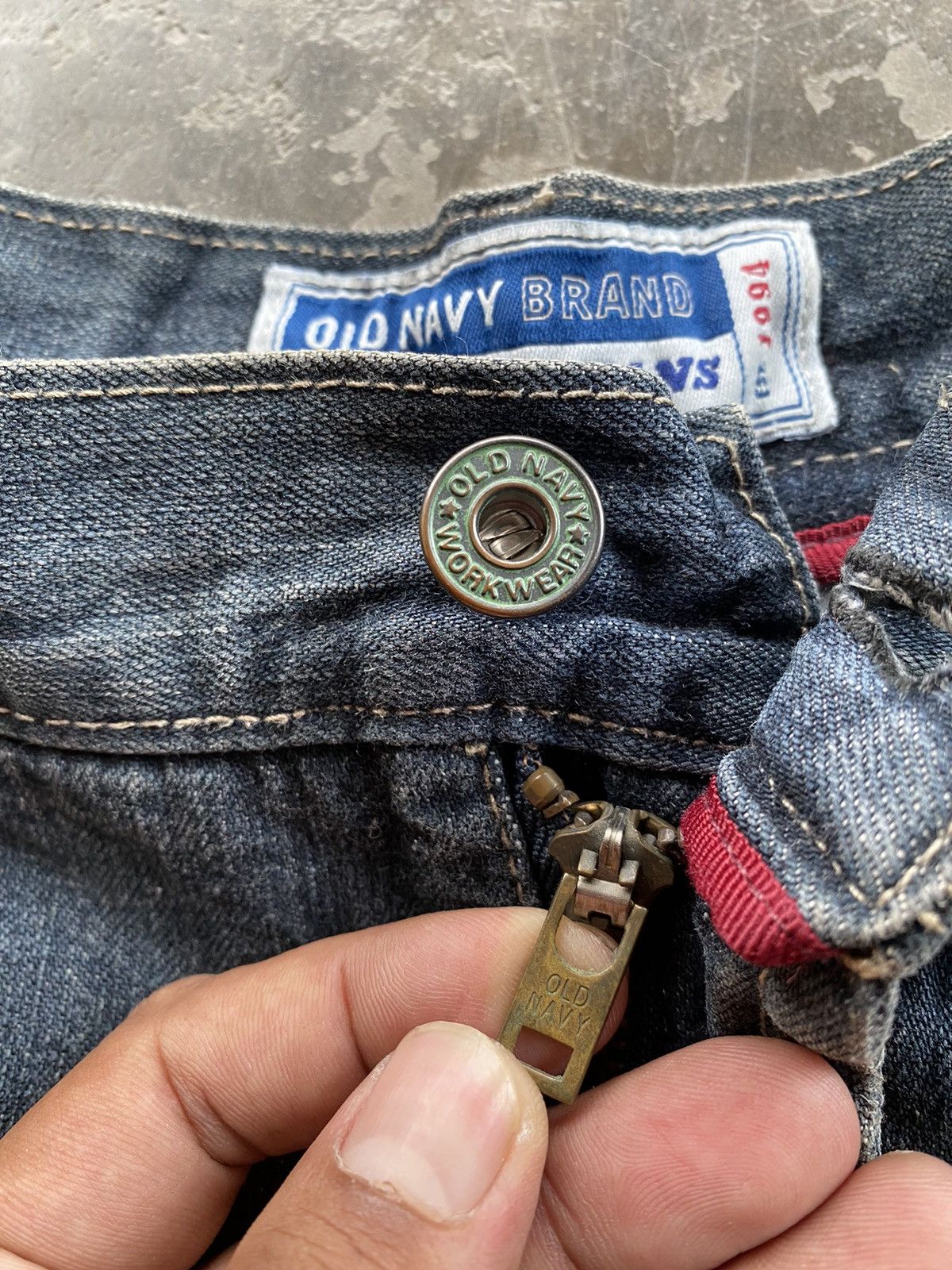 Vintage Baggy Jeans Vintage Workwear Old Navy Cargo 34x34 Size US 34 / EU 50 - 6 Thumbnail
