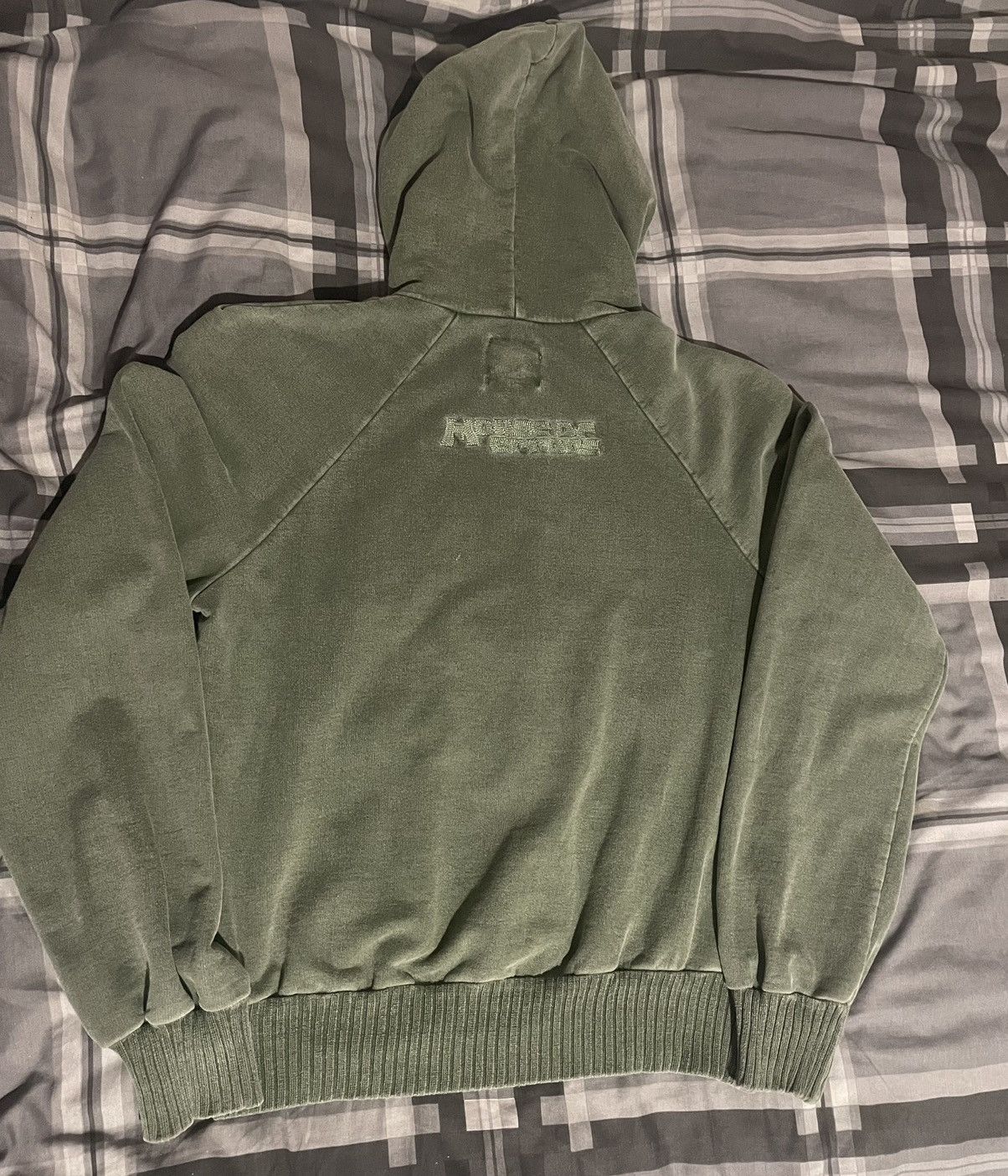 House of Errors H.O.E chain quilt stitch hoodie on emerald. Size US M / EU 48-50 / 2 - 2 Thumbnail