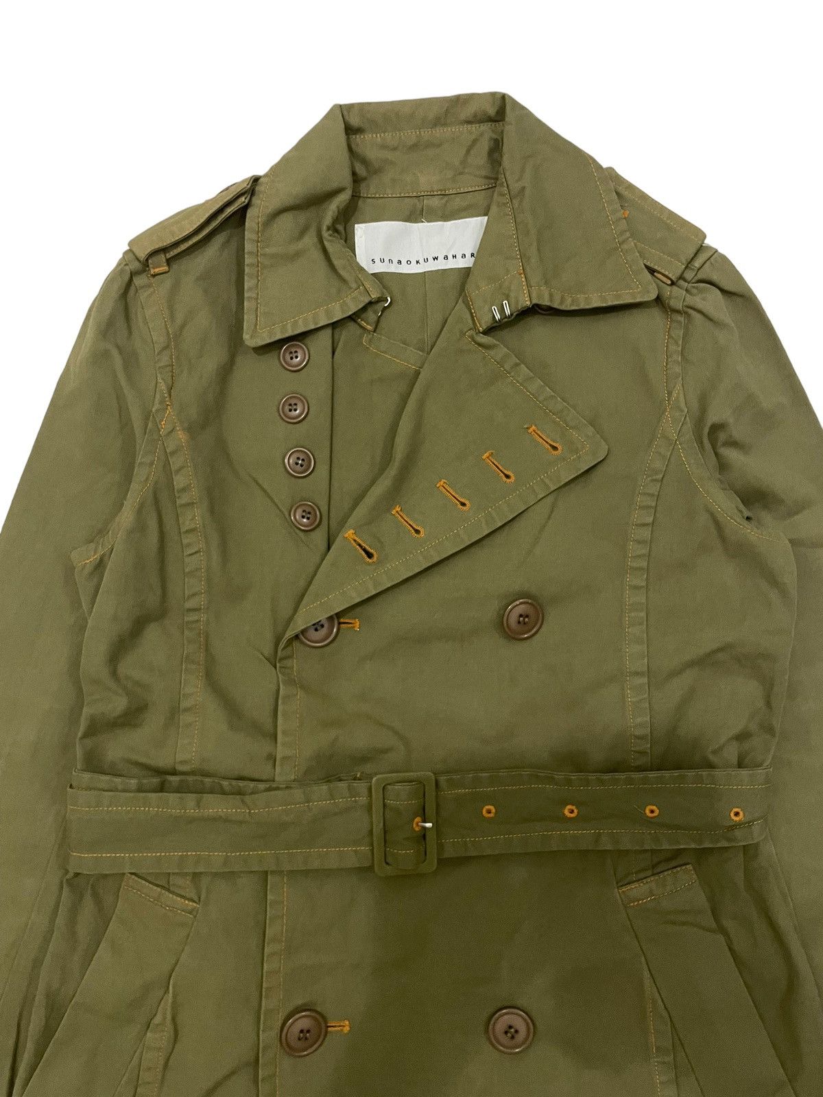Issey Miyake × Japanese Brand × Vintage Issey Miyake Sunaokuwahara Trench Coat Size US S / EU 44-46 / 1 - 4 Thumbnail