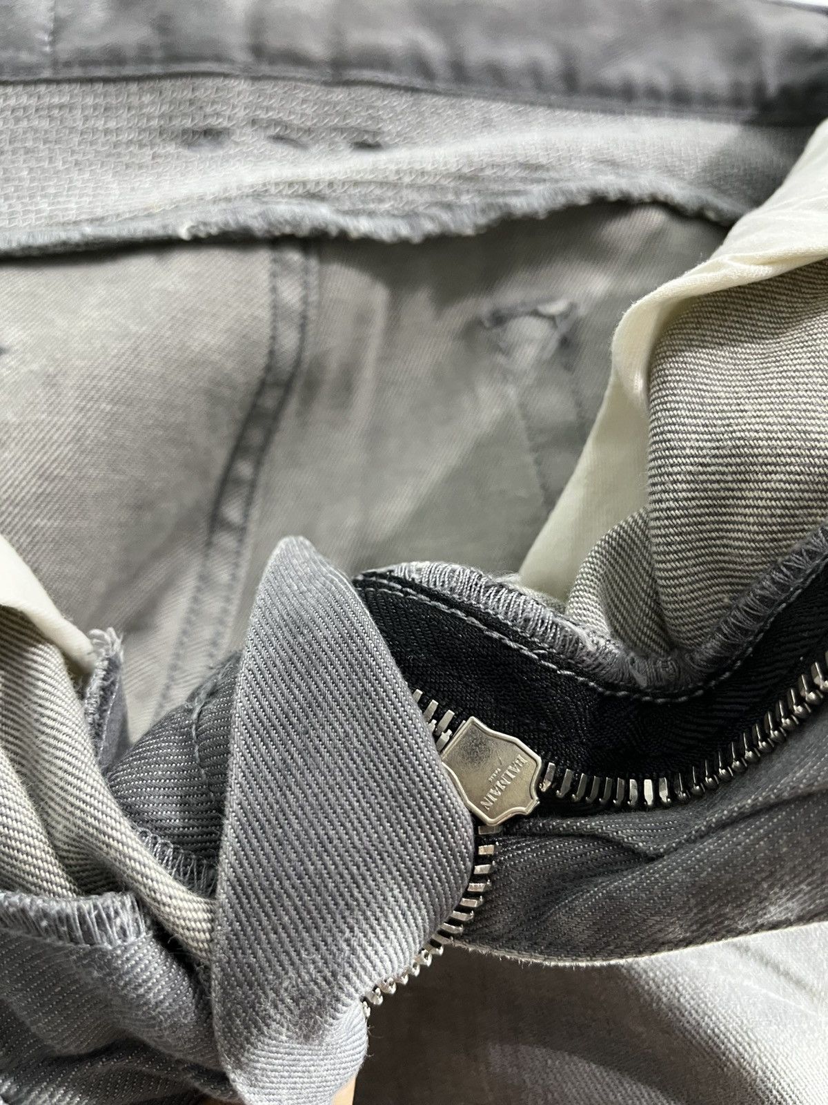 Balmain Christophe decarnin distressed gray biker jeans Size US 28 / EU 44 - 10 Thumbnail