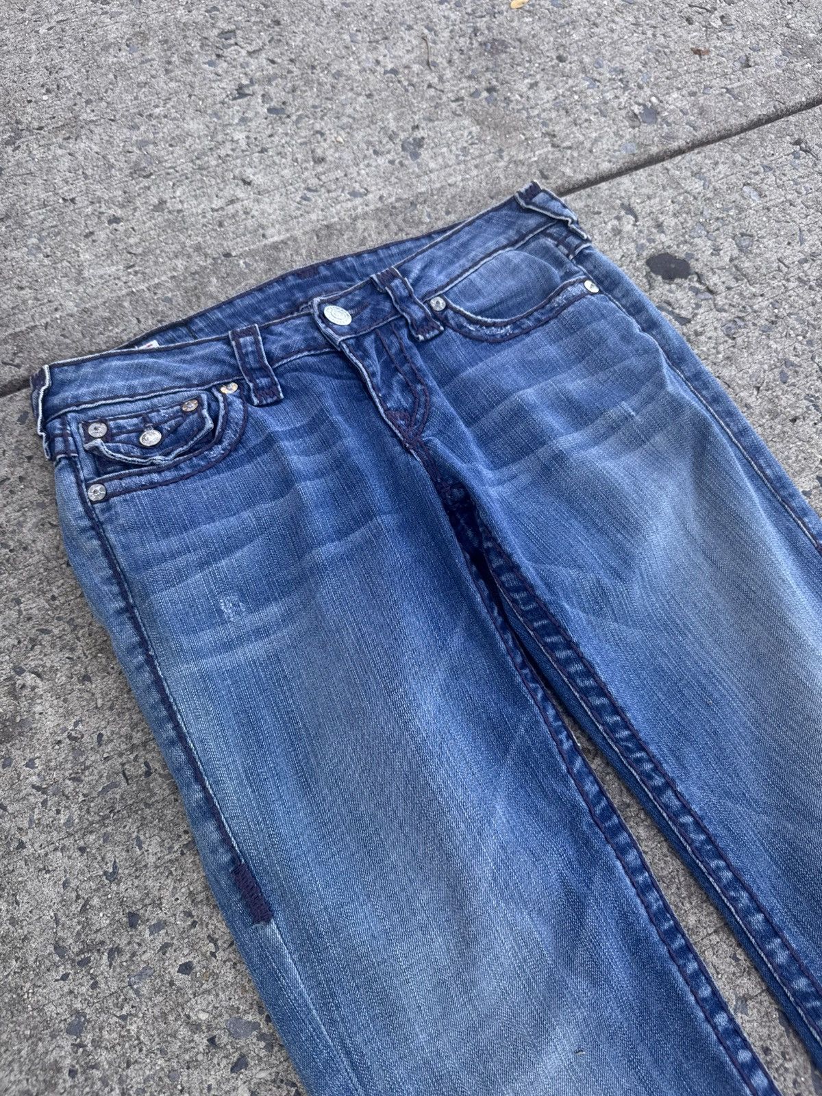True Religion True Religion Billy Super T Jeans - Classic Bootcut Denim Size 28" / US 6 / IT 42 - 12 Thumbnail
