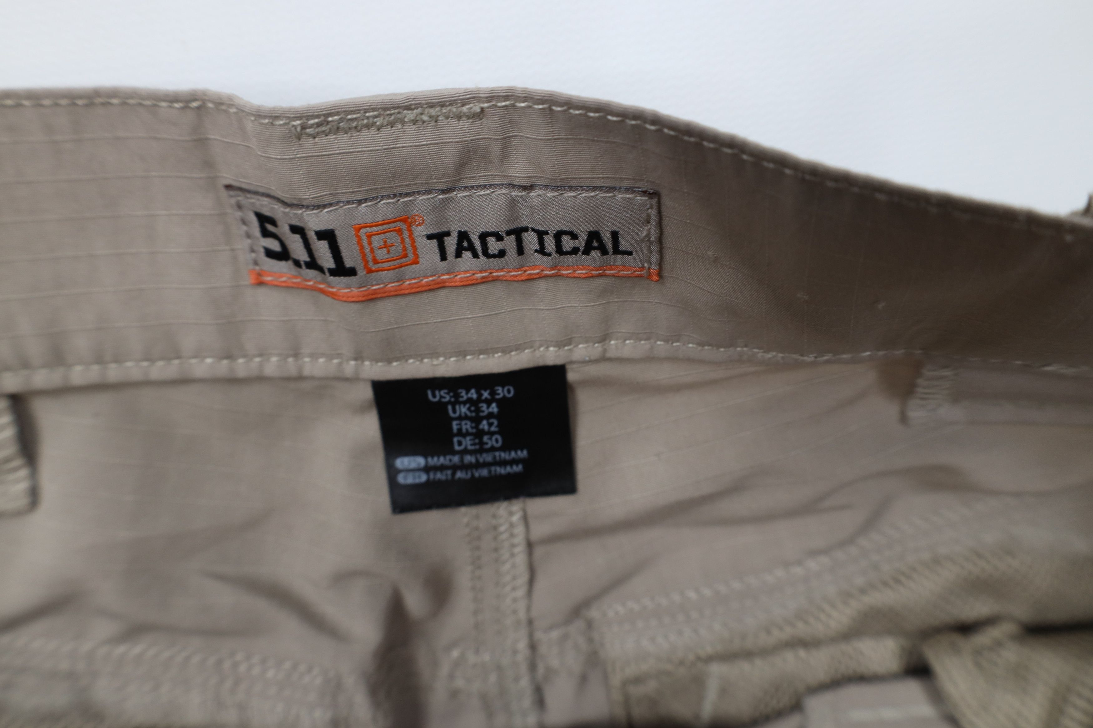 Vintage 5.11 Tactical Series Fast Tac Tactical Uniform Cargo Pants Size US 34 / EU 50 - 7 Thumbnail