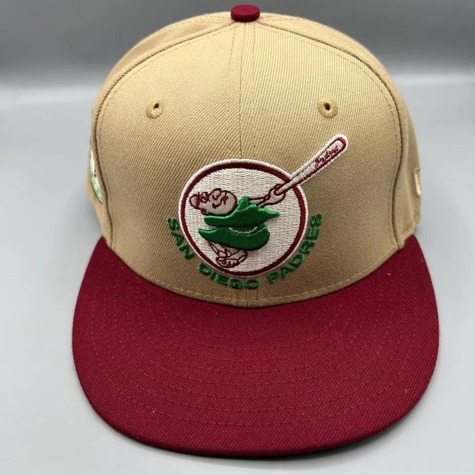 New Era San Diego Padres Hat Men 7 1/2 59Fifty New Era Fitted Cap Size ONE SIZE - 2 Thumbnail
