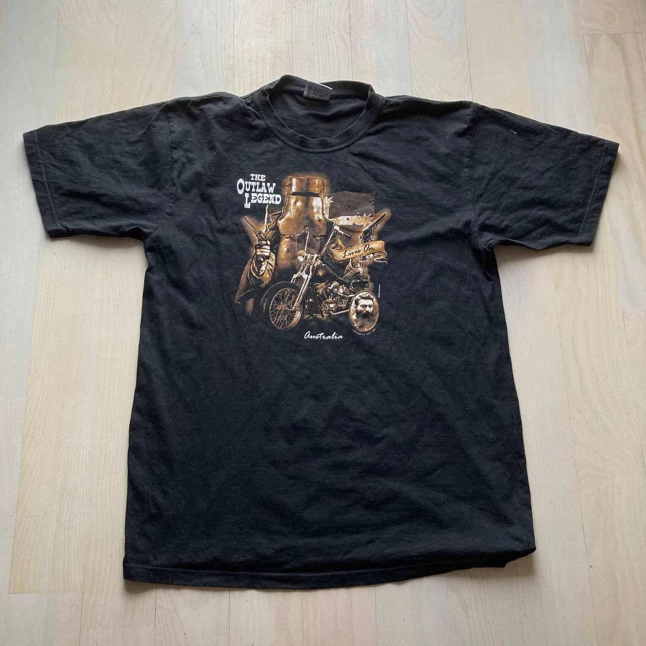 Arts & Science Vintage Ned Kelly Outlaw Legend Cowboy Western Australia Size US XXL / EU 58 / 5 - 1 Thumbnail