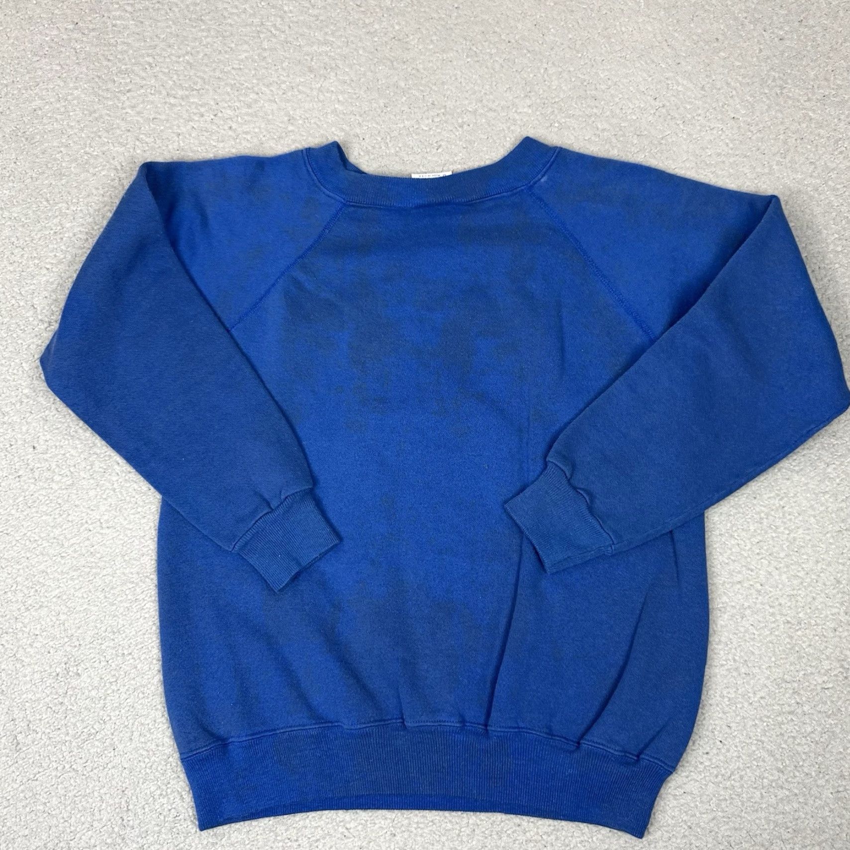 Hanes VINTAGE Grandma Sweatshirt Hanes Unisex Adults Sweatshirt M Blue Graphic Print 80s 90s Grunge Hippie Love Nature Outdoor Size US M / EU 48-50 / 2 - 6 Thumbnail