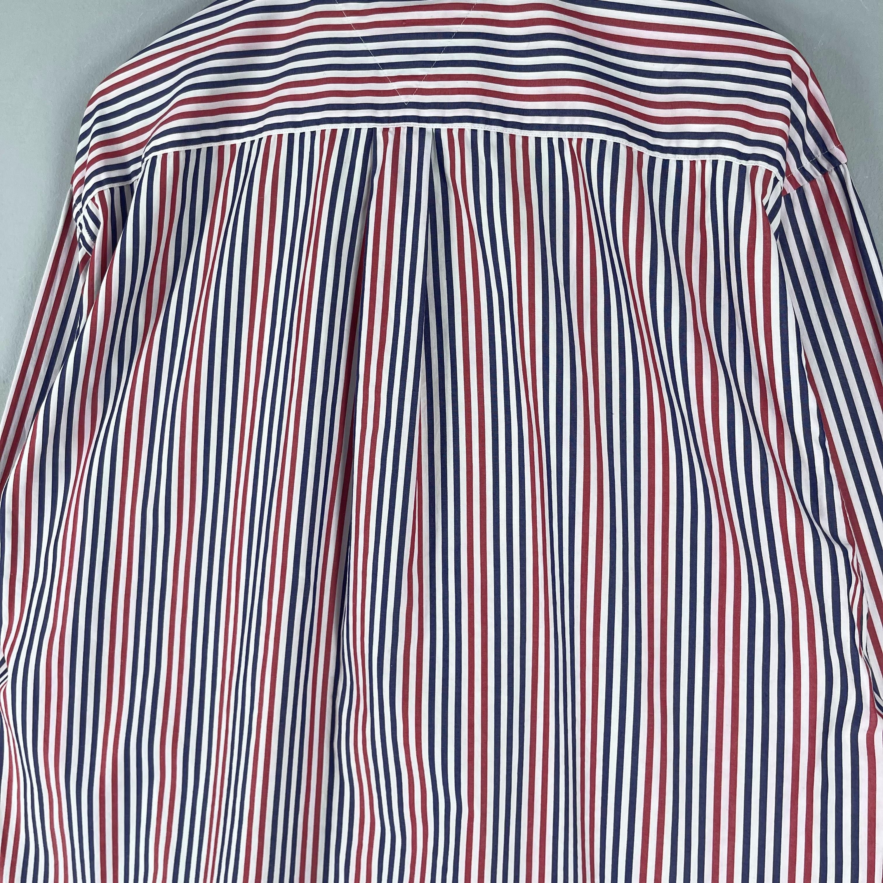 Tommy Hilfiger TOMMY HILFIGER Multicolor Stripes Casual Oxfords Shirt Size US L / EU 52-54 / 3 - 10 Thumbnail