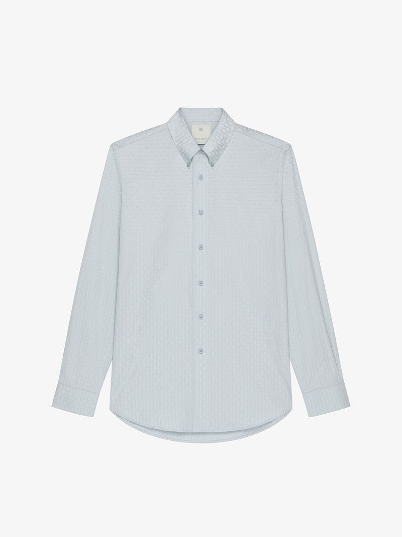 Givenchy o1w1db10326 Custom Fit Shirt in Light Blue Size US S / EU 44-46 / 1 - 1 Thumbnail