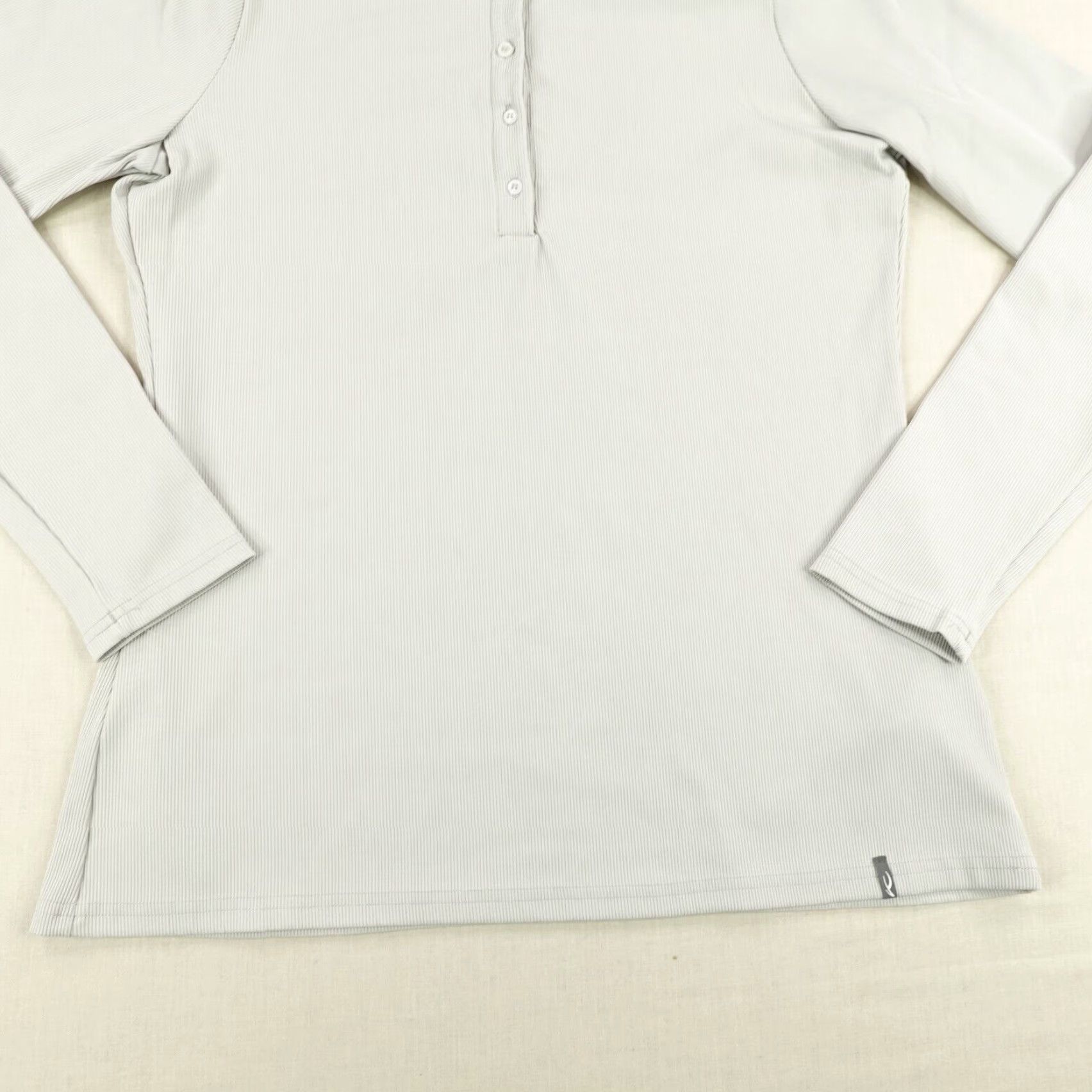 KJUS Vintage KJUS Polo Shirt Women Large Gray Short Sleeve Casual Breathable 90s Size L / US 10 / IT 46 - 3 Thumbnail