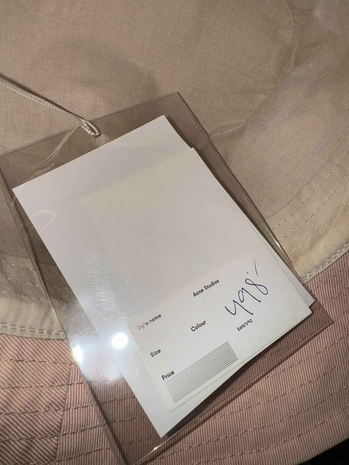 Acne Studios Acne Studios pink bucket hat with A avant garde vintage Size ONE SIZE - 9 Thumbnail