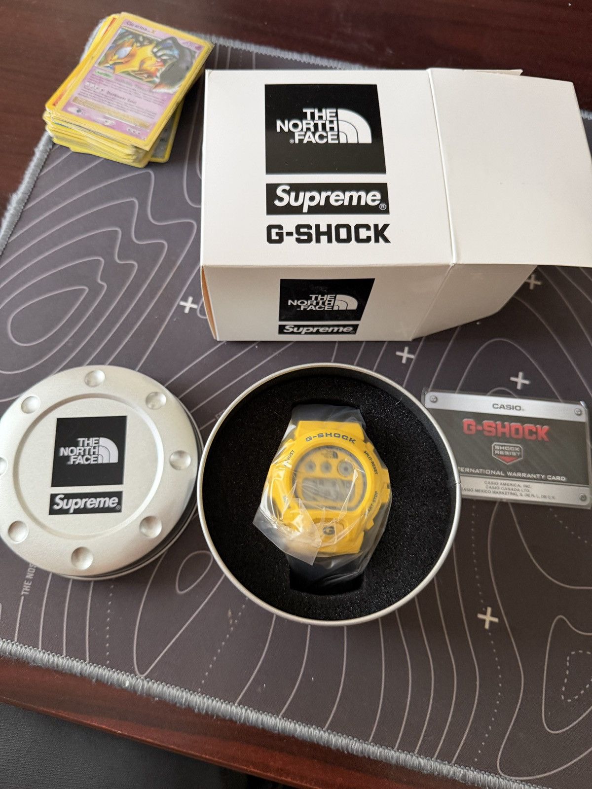 Supreme Supreme North Face G Shock Yellow Brand New Size ONE SIZE - 1 Thumbnail