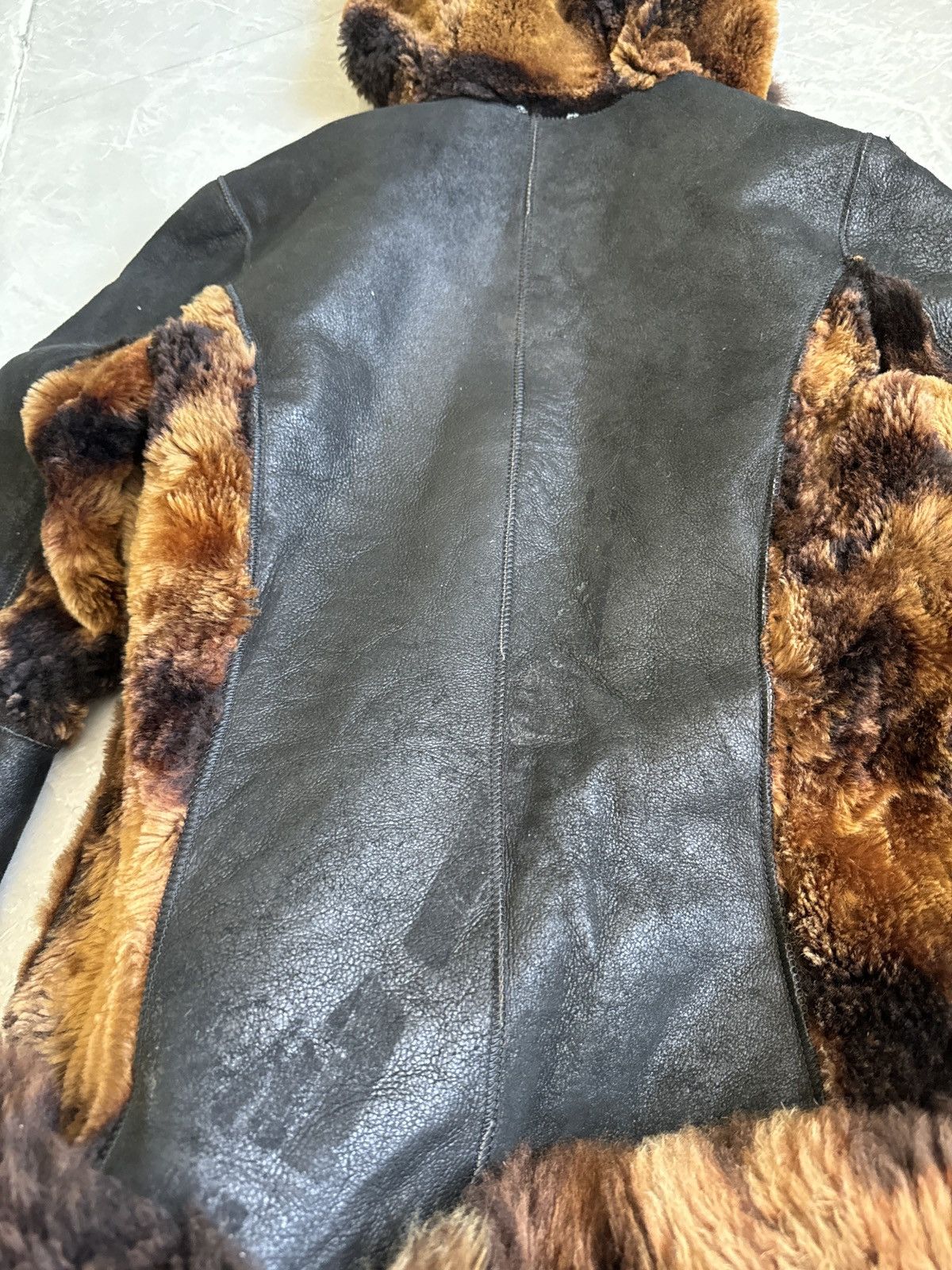 Japanese Brand Vintage Faux Fur Leather Hooded Coat Jacket LGB Ifsixwasnine Size M / US 6-8 / IT 42-44 - 12 Thumbnail
