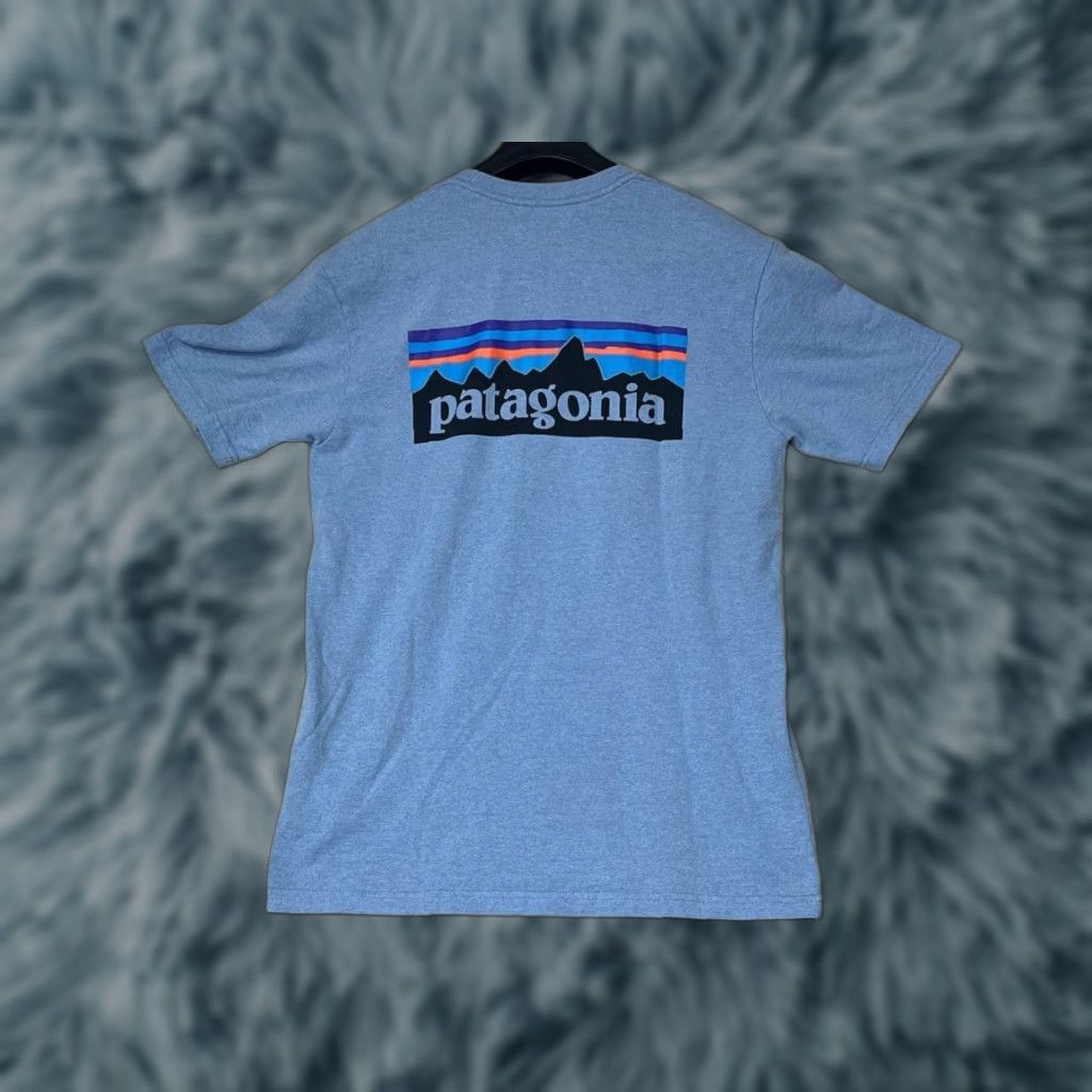 Patagonia Patagonia Shirt Mens Small Blue Mountains Logo Graphic Outdoor Classic T-Shirt Men Short Sleeve Crew Neck Cotton Polyester Knit Logo Size US S / EU 44-46 / 1 - 1 Thumbnail