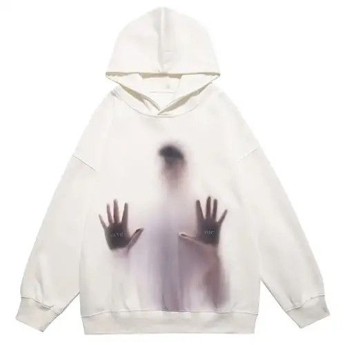 Japanese Brand Kahori x Mako Shadow Ghost Hooded Jacket Hoodie Sweatshirt Size US L / EU 52-54 / 3 - 1 Thumbnail