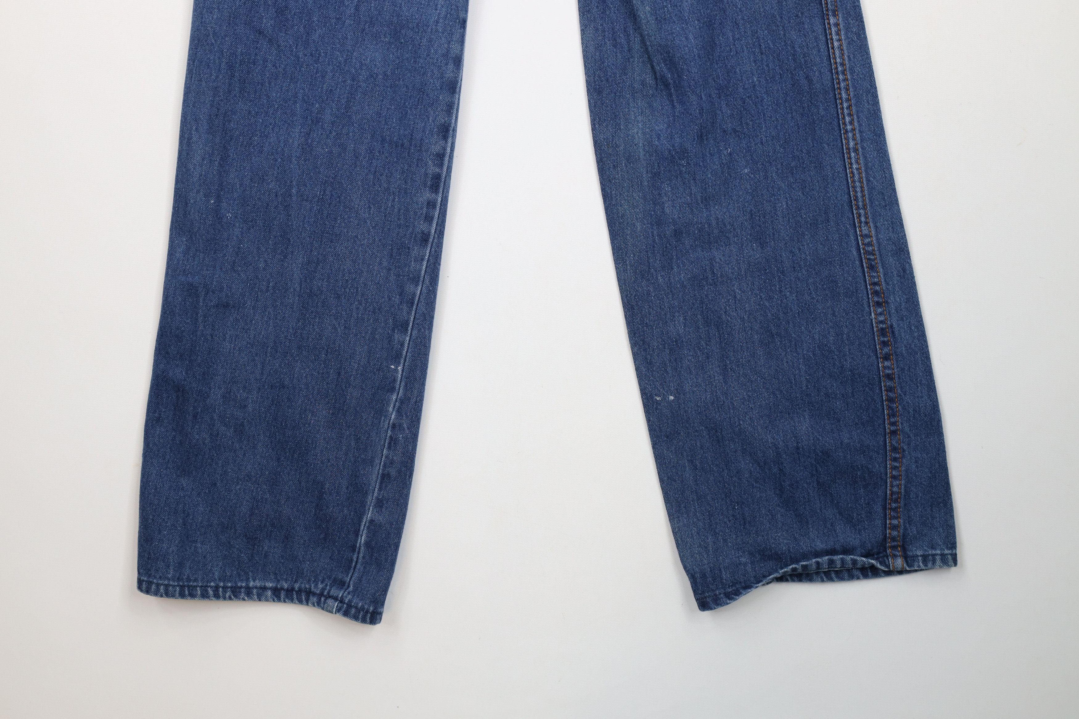 Vintage Vintage 80s 90s Streetwear Flared Wide Leg Denim Jeans Size 30" / US 8 / IT 44 - 14 Thumbnail