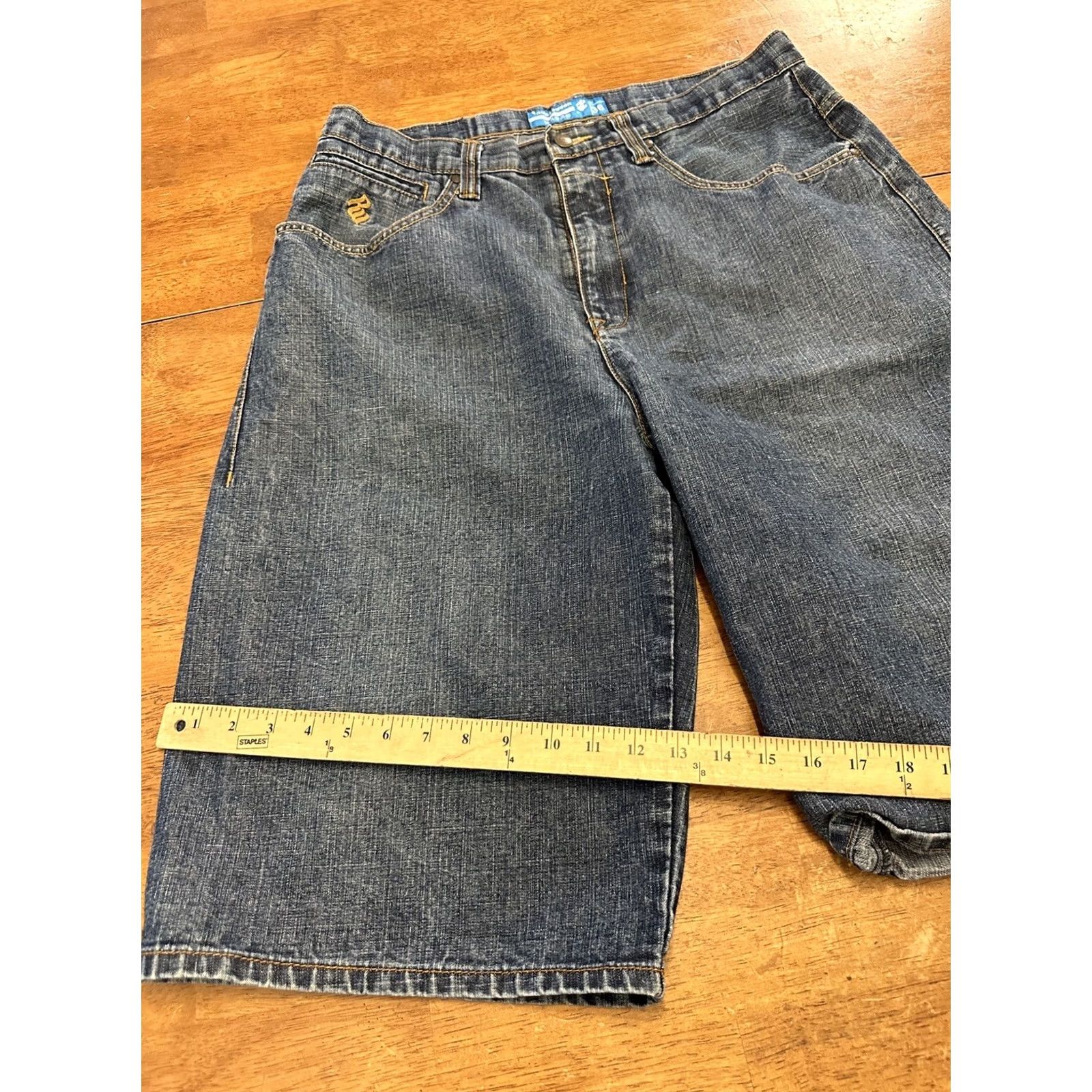 Rocawear VINTAGE Rocawear Jeans Shorts 36 Y2K Grunge Denim Blue Mens Size US 36 / EU 52 - 7 Thumbnail