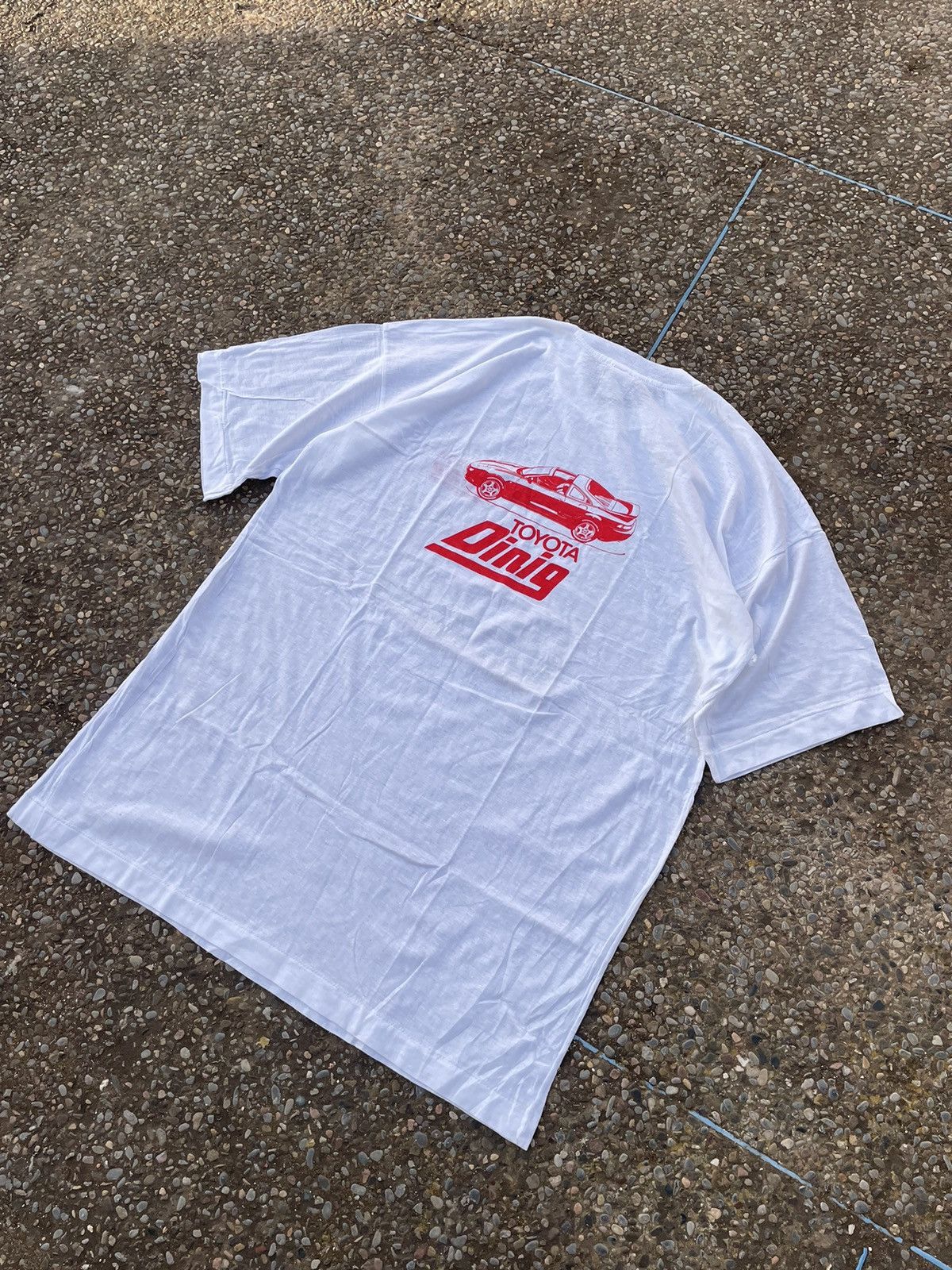 Anime × Vintage 80’s Toyota Single stitch Tee Size US XXL / EU 58 / 5 - 1 Thumbnail