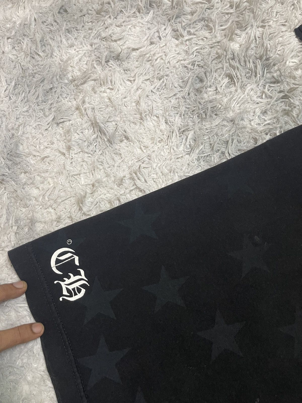 Chrome Hearts VINTAGE CHROME HEARTS STAR SCROLL HORSESHOE LOGO POCKET TEE Size US S / EU 44-46 / 1 - 7 Thumbnail