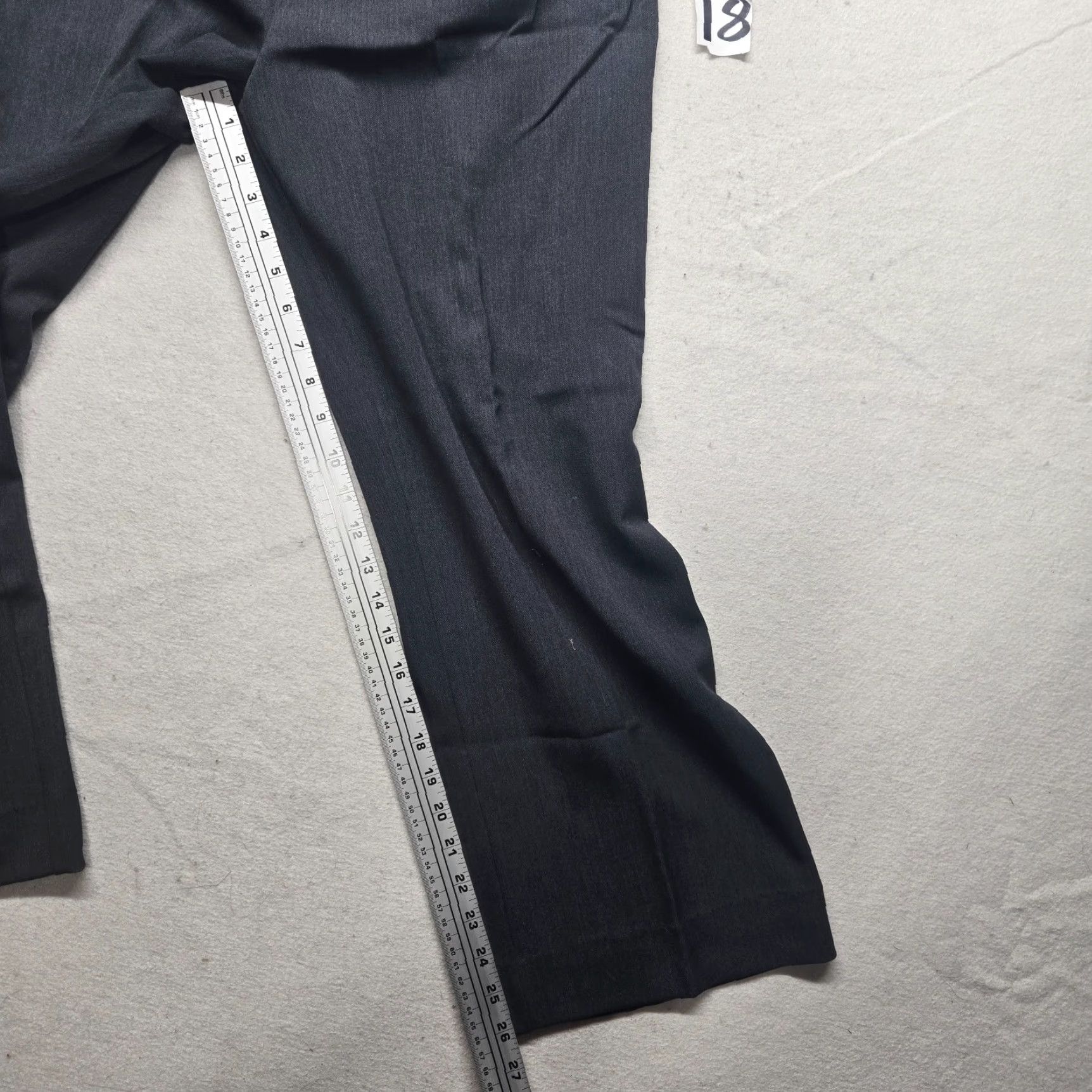 Vintage Christopher & Banks Straight Pants Pockets Gray Size 12 Womens Adult Regular Size 34" / US 12 / IT 48 - 6 Thumbnail
