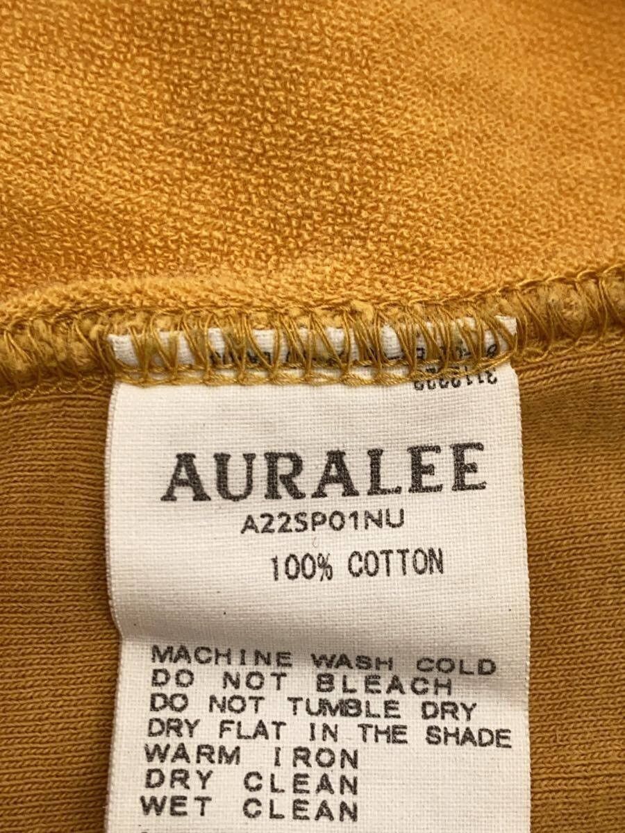 Auralee Yellow Cotton Long-sleeved T-shirt Size US L / EU 52-54 / 3 - 5 Thumbnail