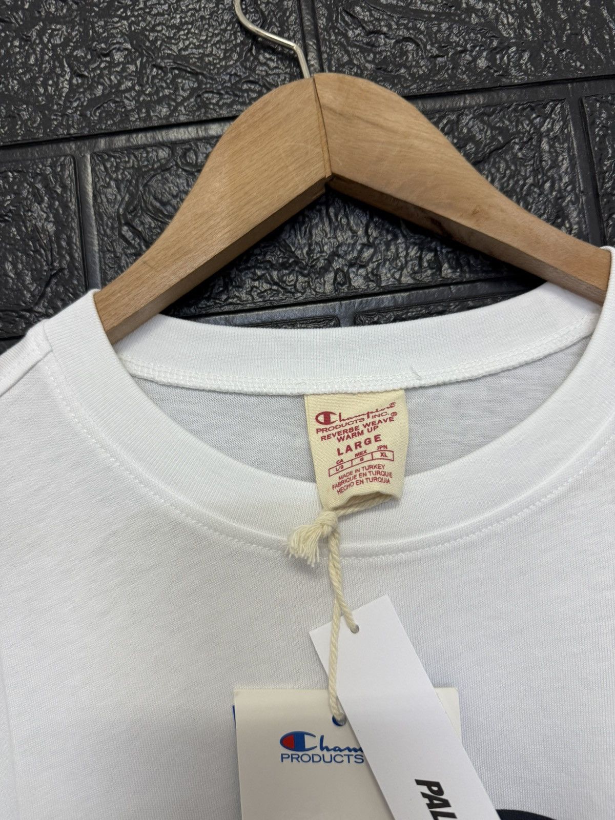 Champion × Palace Palace x Champion “ Brewer “ Tee Size US L / EU 52-54 / 3 - 4 Thumbnail