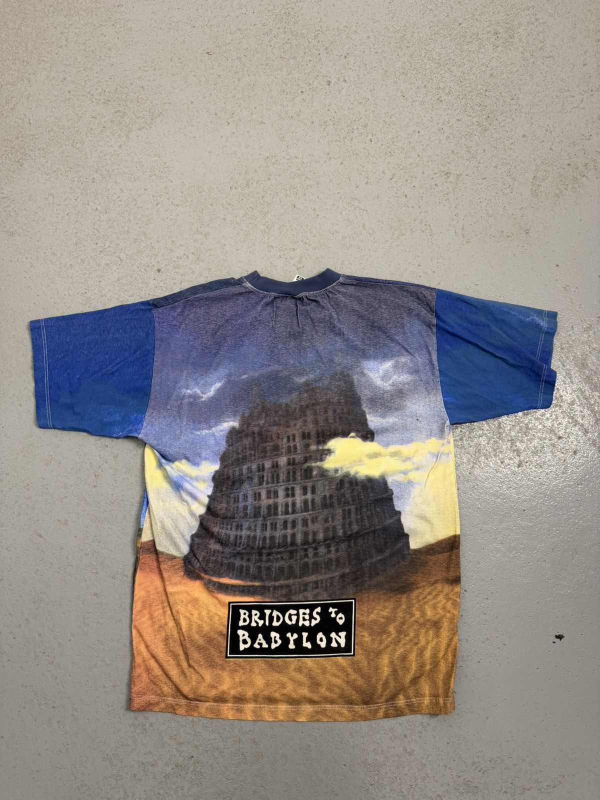 Band Tees Vintage 1998 The Rolling Stones Briges To Babylon T-Shirt Size US M / EU 48-50 / 2 - 9 Thumbnail