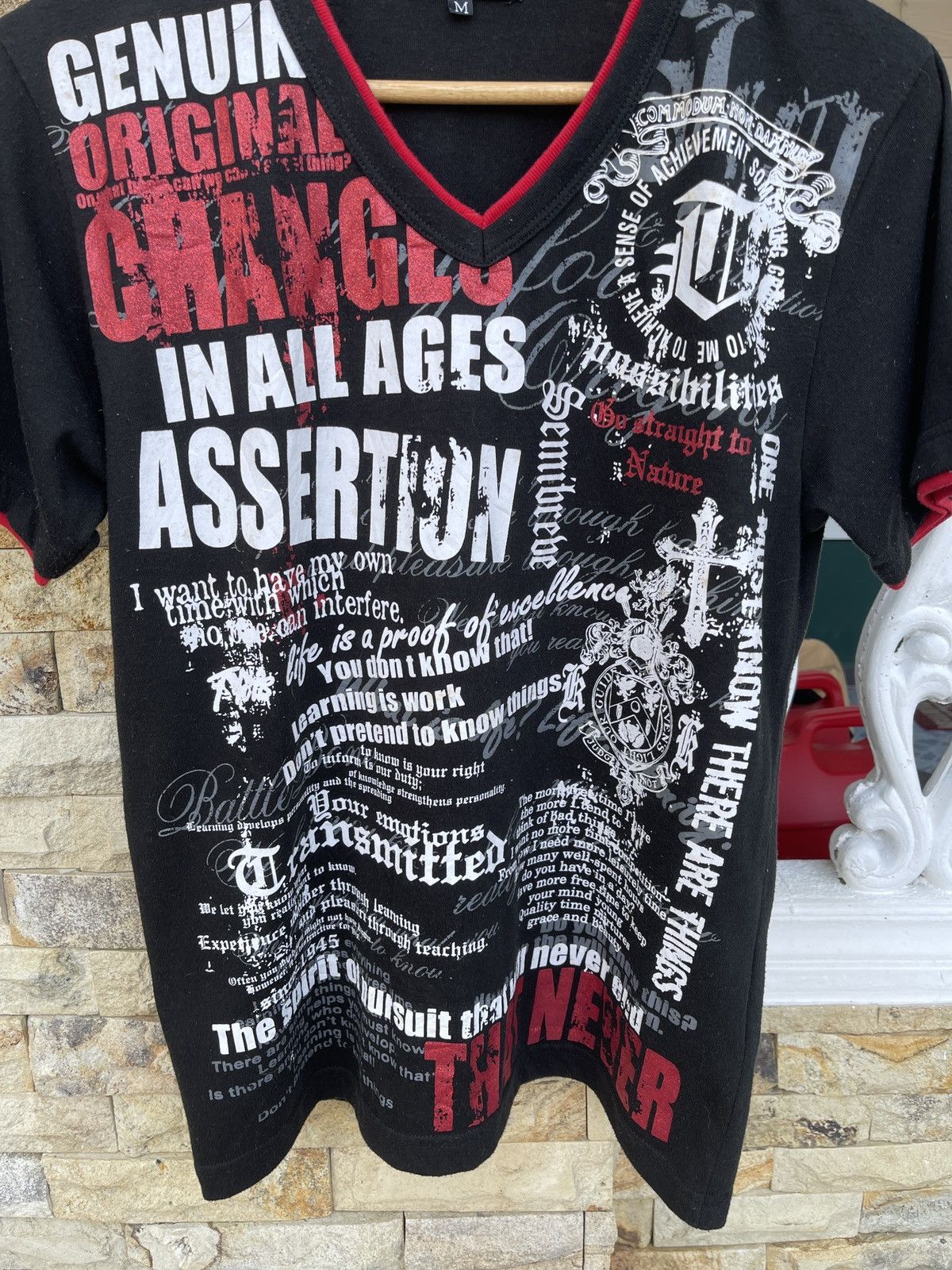 If Six Was Nine Rare🔥Vtg Japanese Original Remak Gear Punk T-Shirt Size US M / EU 48-50 / 2 - 1 Thumbnail