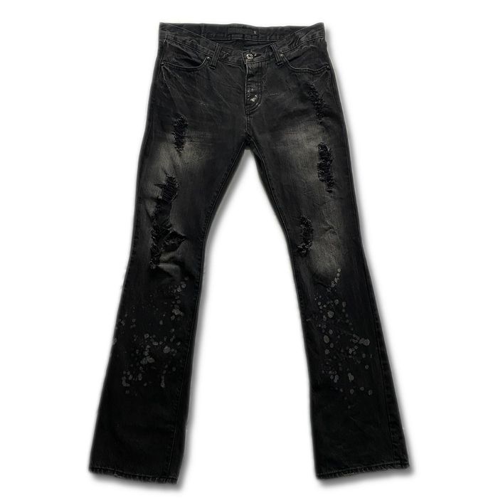 Japanese Brand Gostar De Fuga Tiger Waxed Flared Denim | Grailed