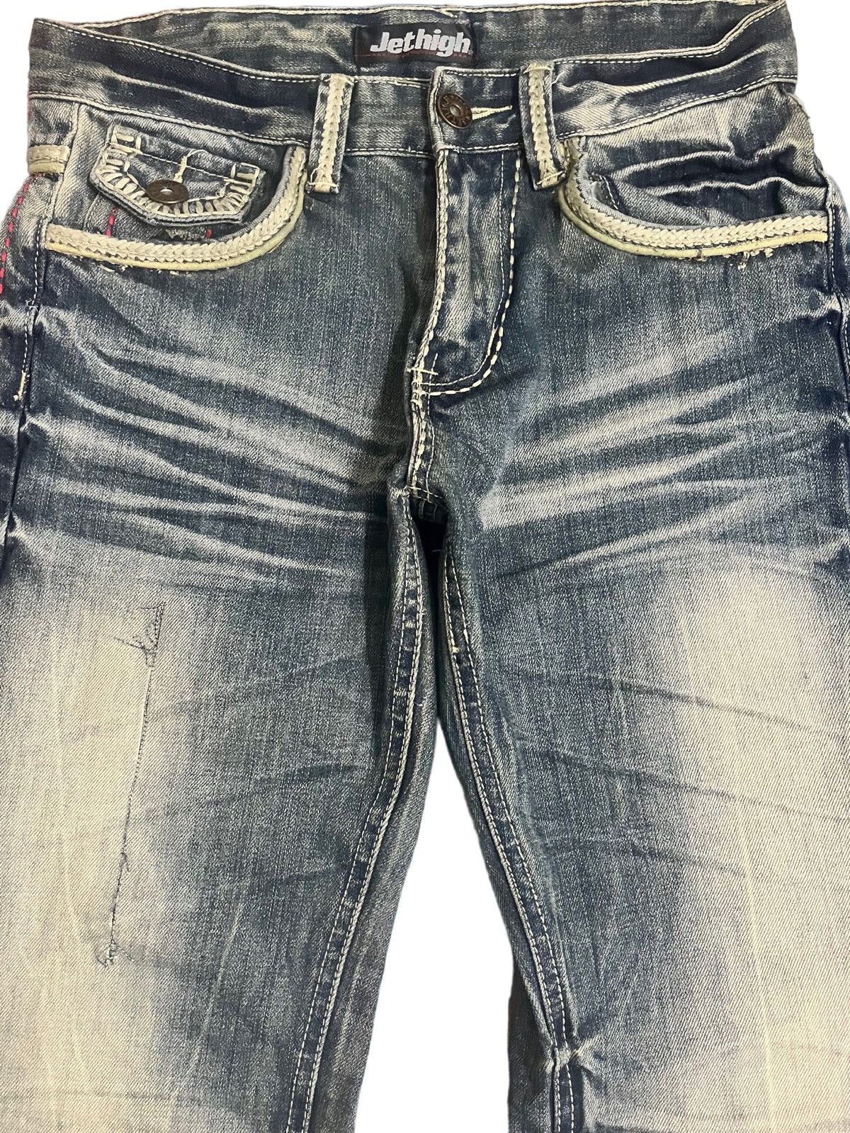 If Six Was Nine Vintage Jethigh Flare Bootcut Denim Size US 29 - 2 Thumbnail