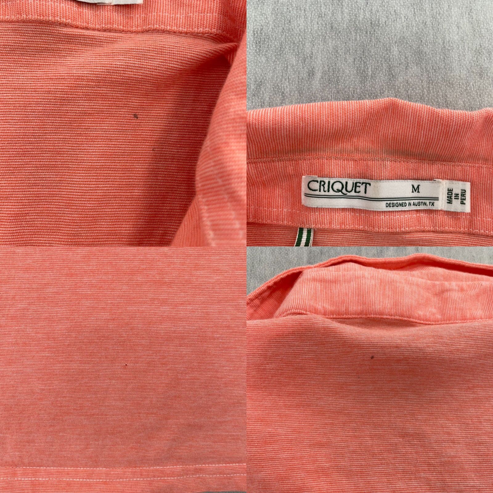 Vintage VINTAGE Criquet Polo Shirt Men Medium Pink Short Sleeve Cotton Logo Activewear Size US M / EU 48-50 / 2 - 8 Thumbnail