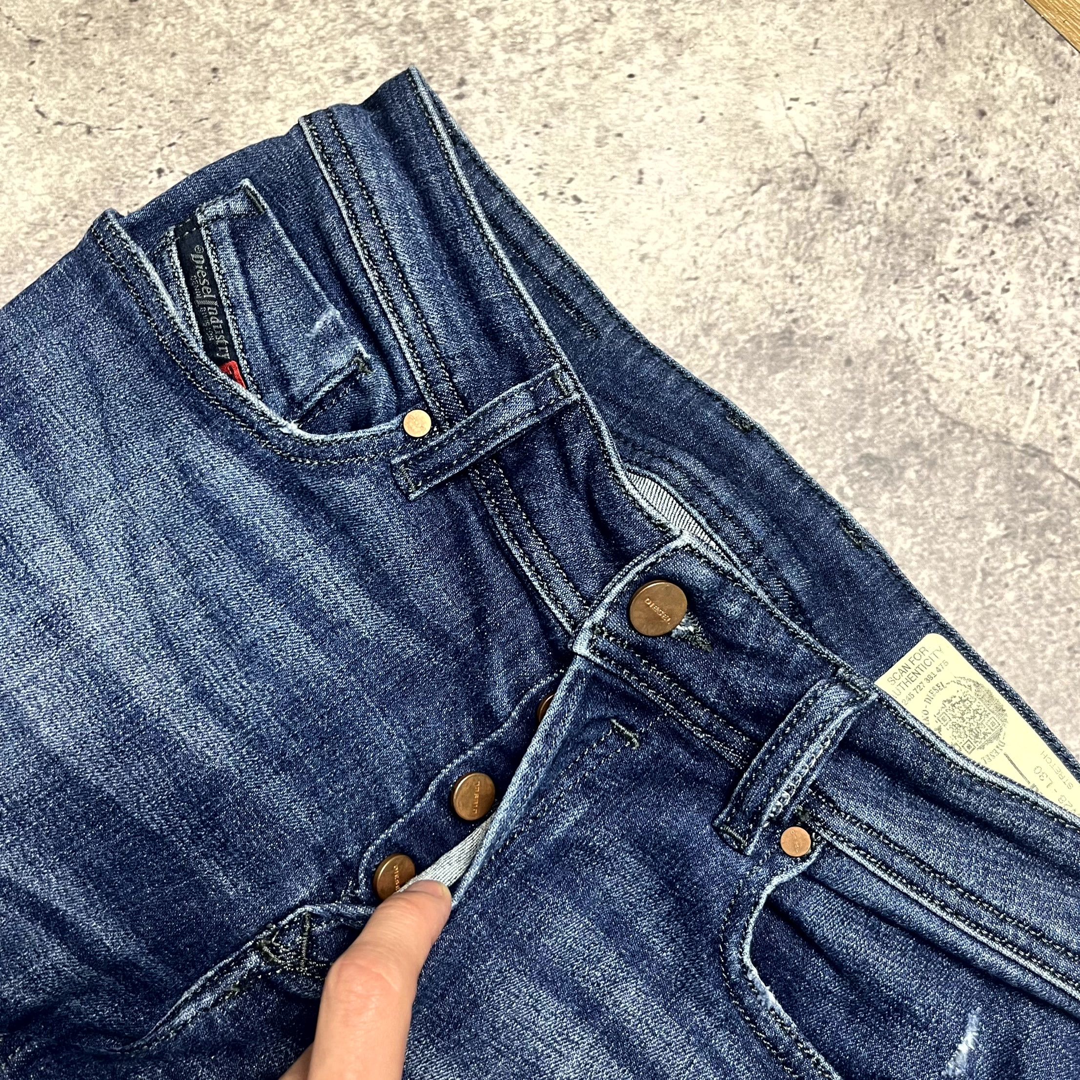 Diesel Diesel Skinny Slim Blue Jeans Size 28 Size US 28 / EU 44 - 5 Thumbnail