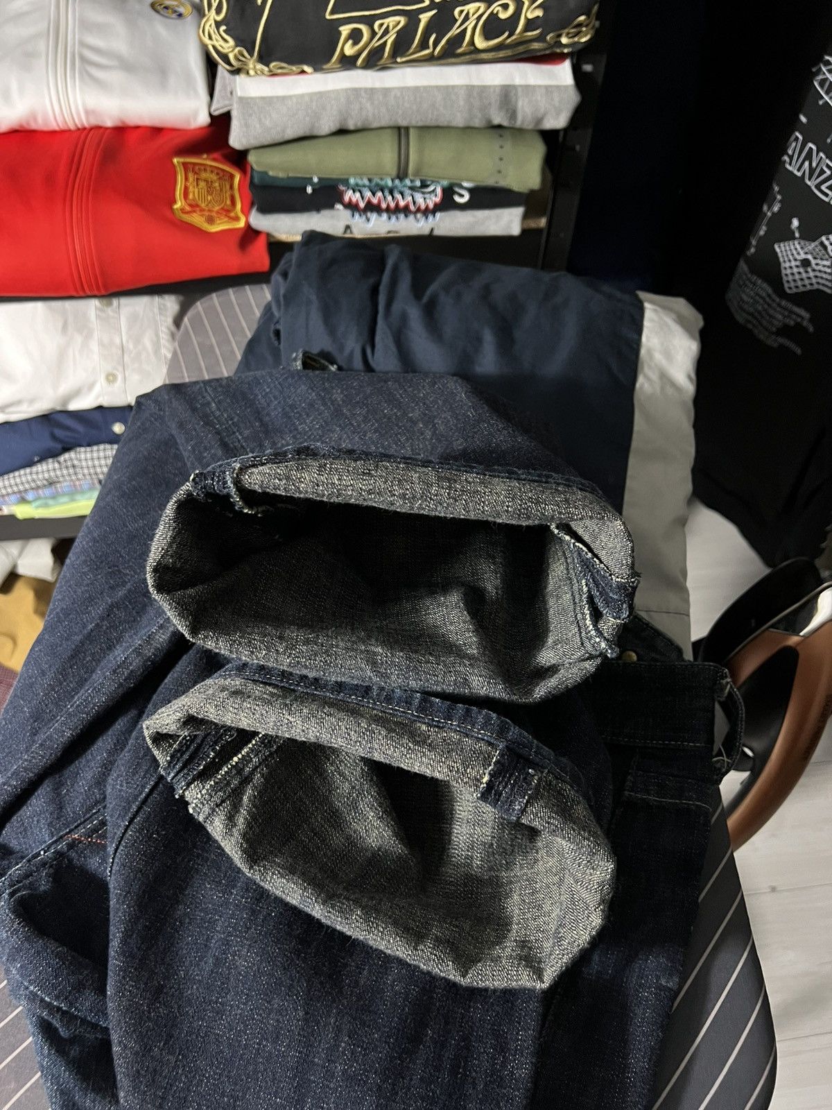 G-Star 👖 G-Star Raw 3301 Vintage Loose Fit Denim Jeans Dark Blue Size US 32 / EU 48 - 13 Thumbnail