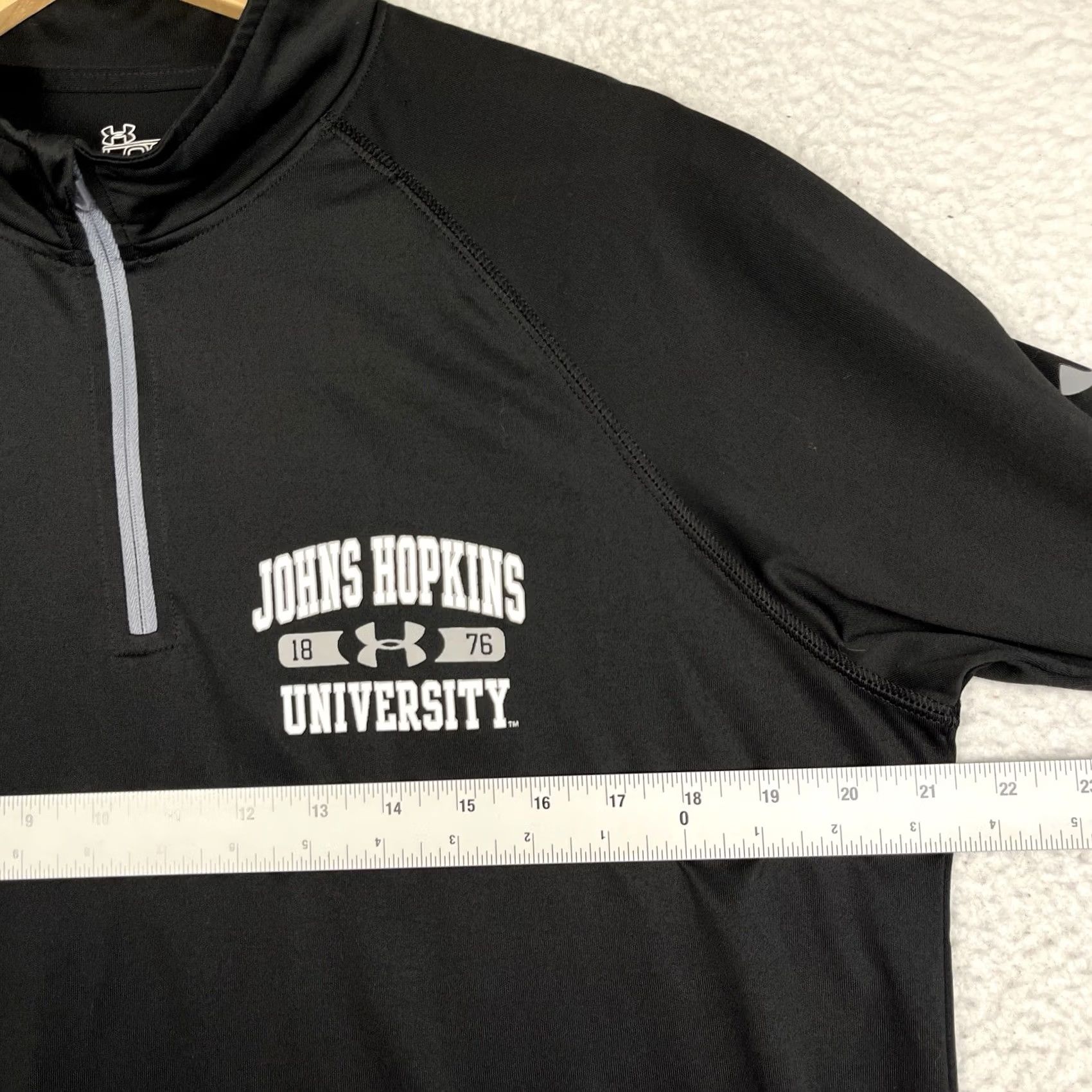 Under Armour Under Armour Johns Hopkins Sweatshirt Large Black 1/4 Zip Size US L / EU 52-54 / 3 - 4 Thumbnail