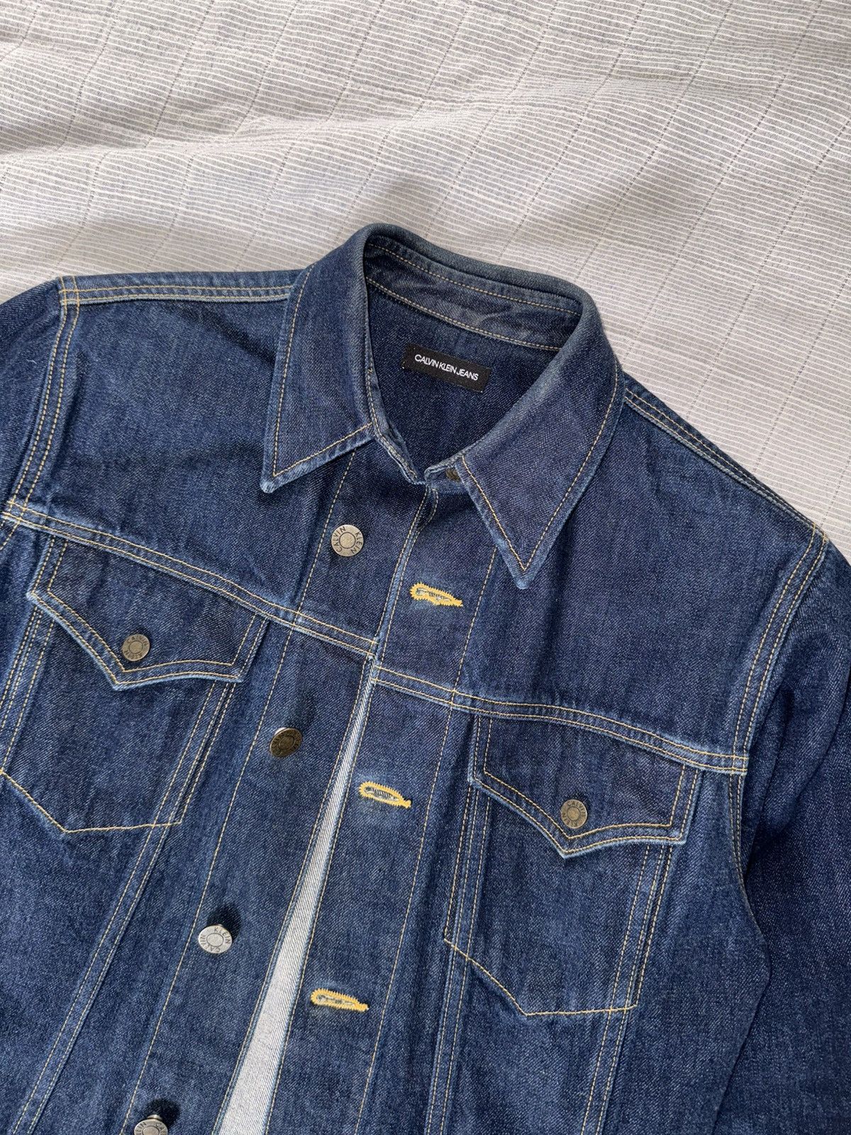 Raf Simons Calvin Klein Raf Simons Andy Warhol denim blue jacket Size US M / EU 48-50 / 2 - 2 Thumbnail