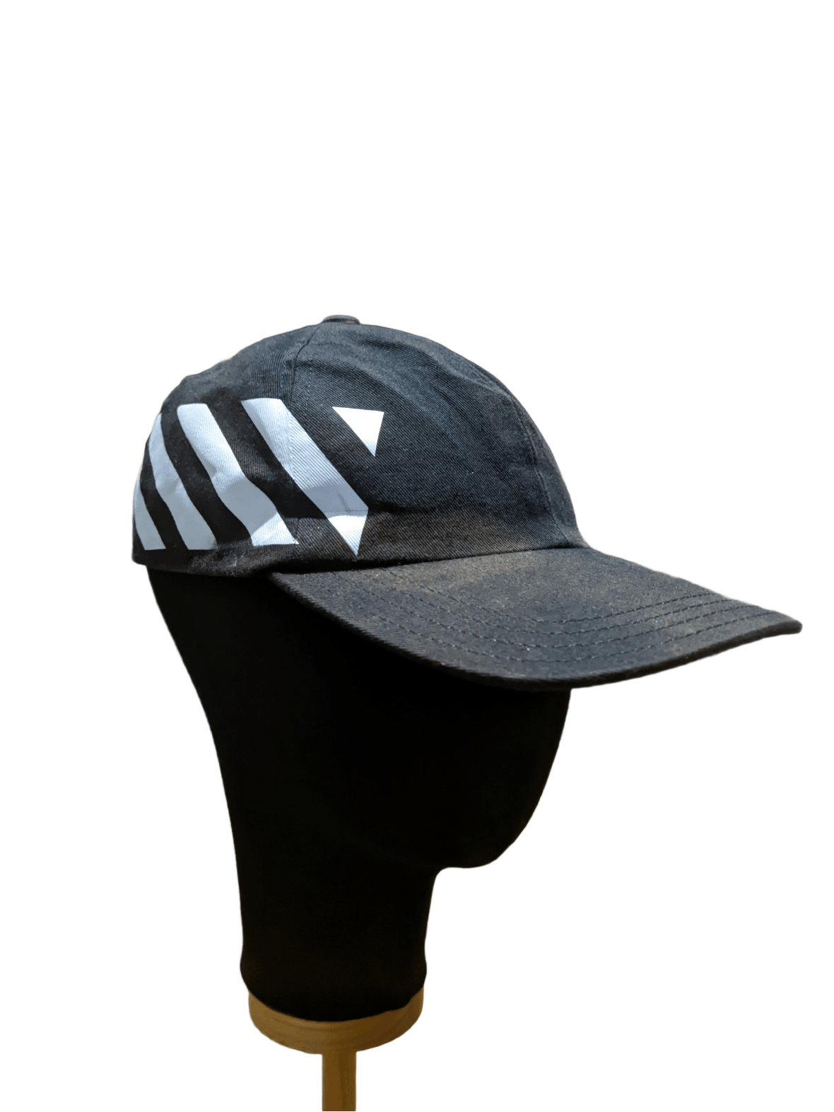 Off-White Off-White Diagonal Cap Black and White Six Panel Size ONE SIZE - 3 Thumbnail