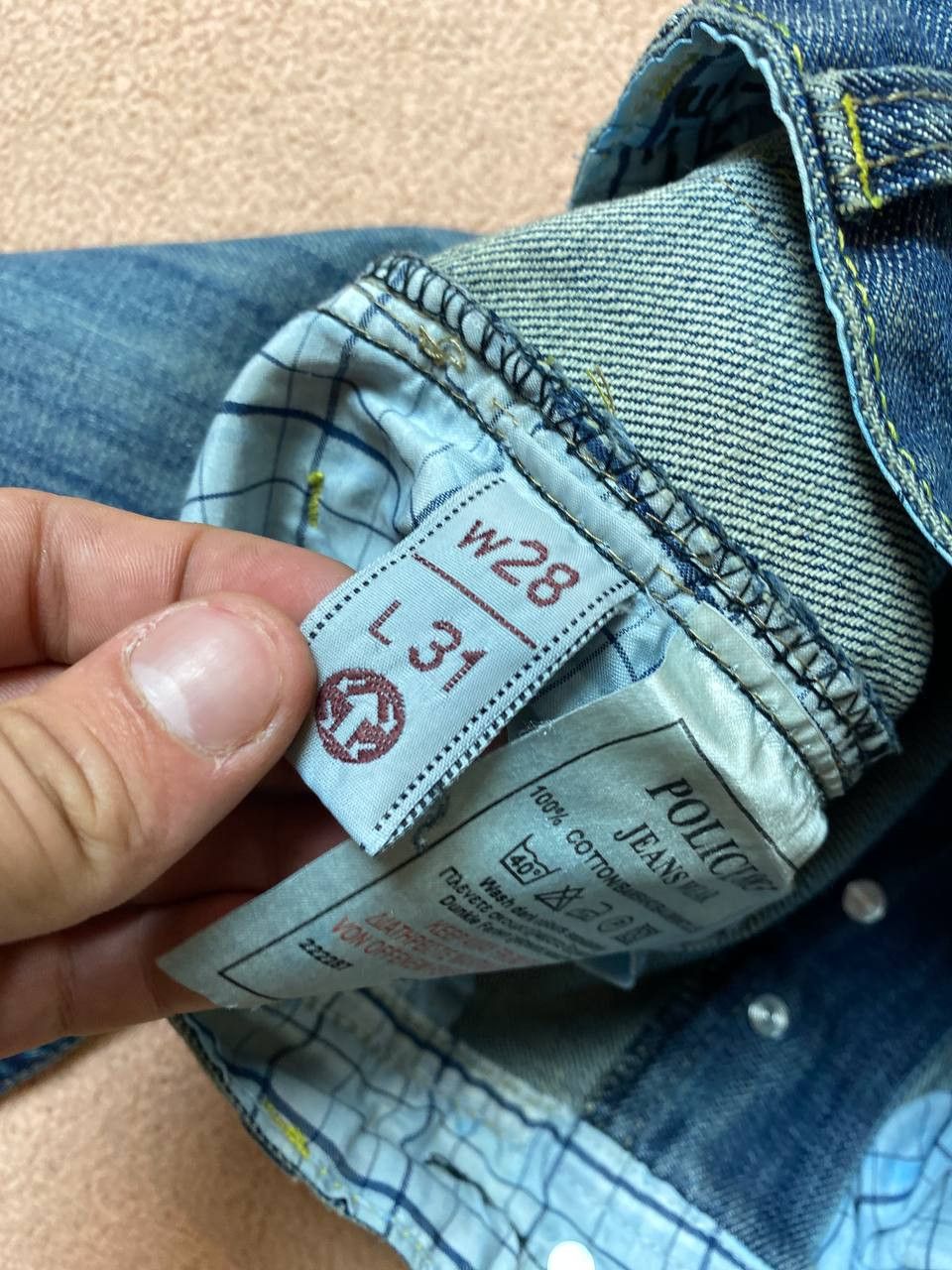Vintage Vintage Y2K distressed Flare denim pants Size US 28 / EU 44 - 3 Thumbnail