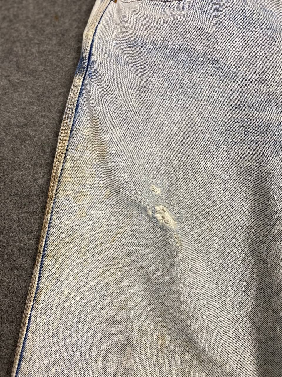 Levi's vintage levis 656 big e light wash distressed denim Size US 33 - 10 Thumbnail