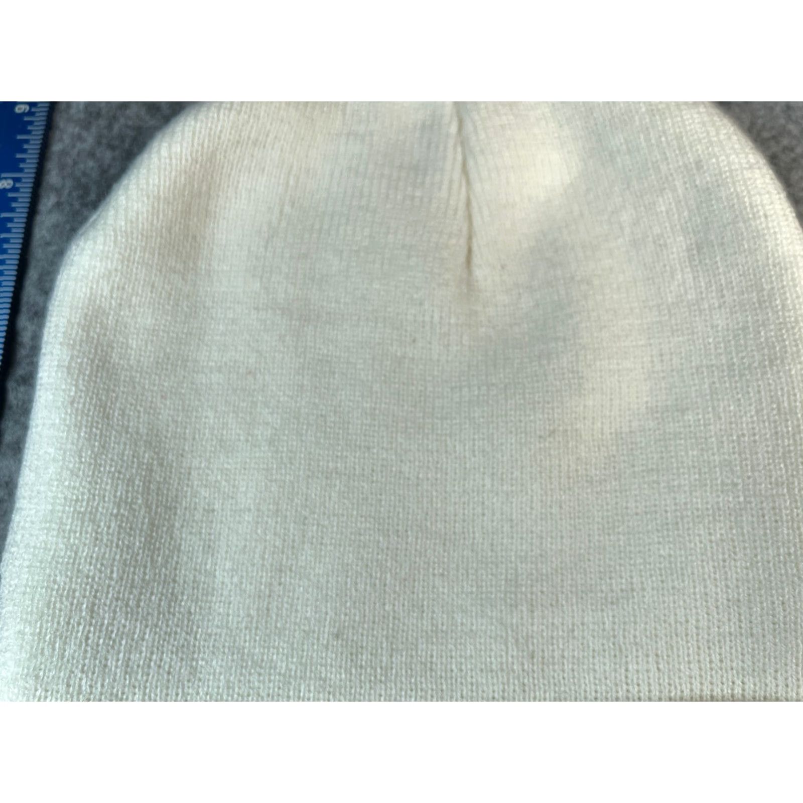 Port & Company Port & Company Team Of Queens Crown Beanie Toque Adult One Size White Knit Acrylic Beanie Womens One Size White Knit Crown Queen Hat/Cap Vintage? No. Size ONE SIZE - 3 Thumbnail