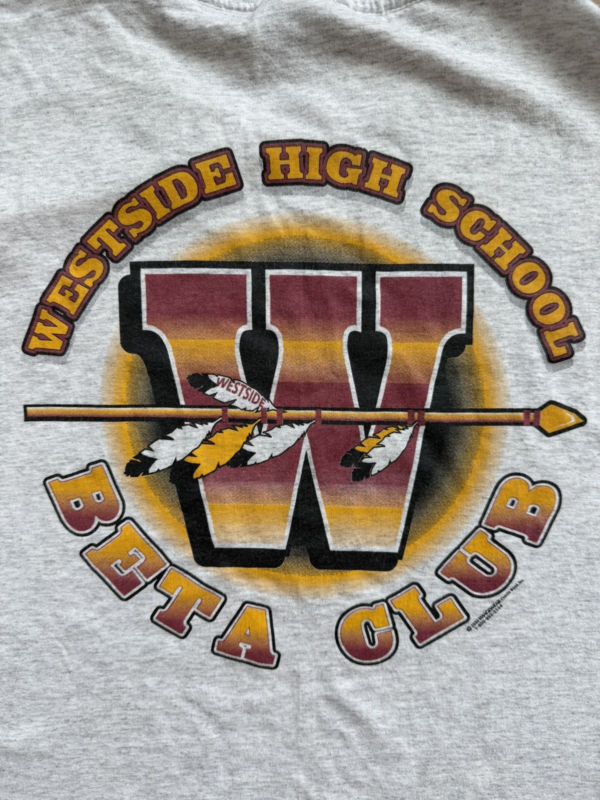 Hanes Vintage Y2K Westside High School Beta Club Seminoles 2000 Size US XL / EU 56 / 4 - 3 Thumbnail