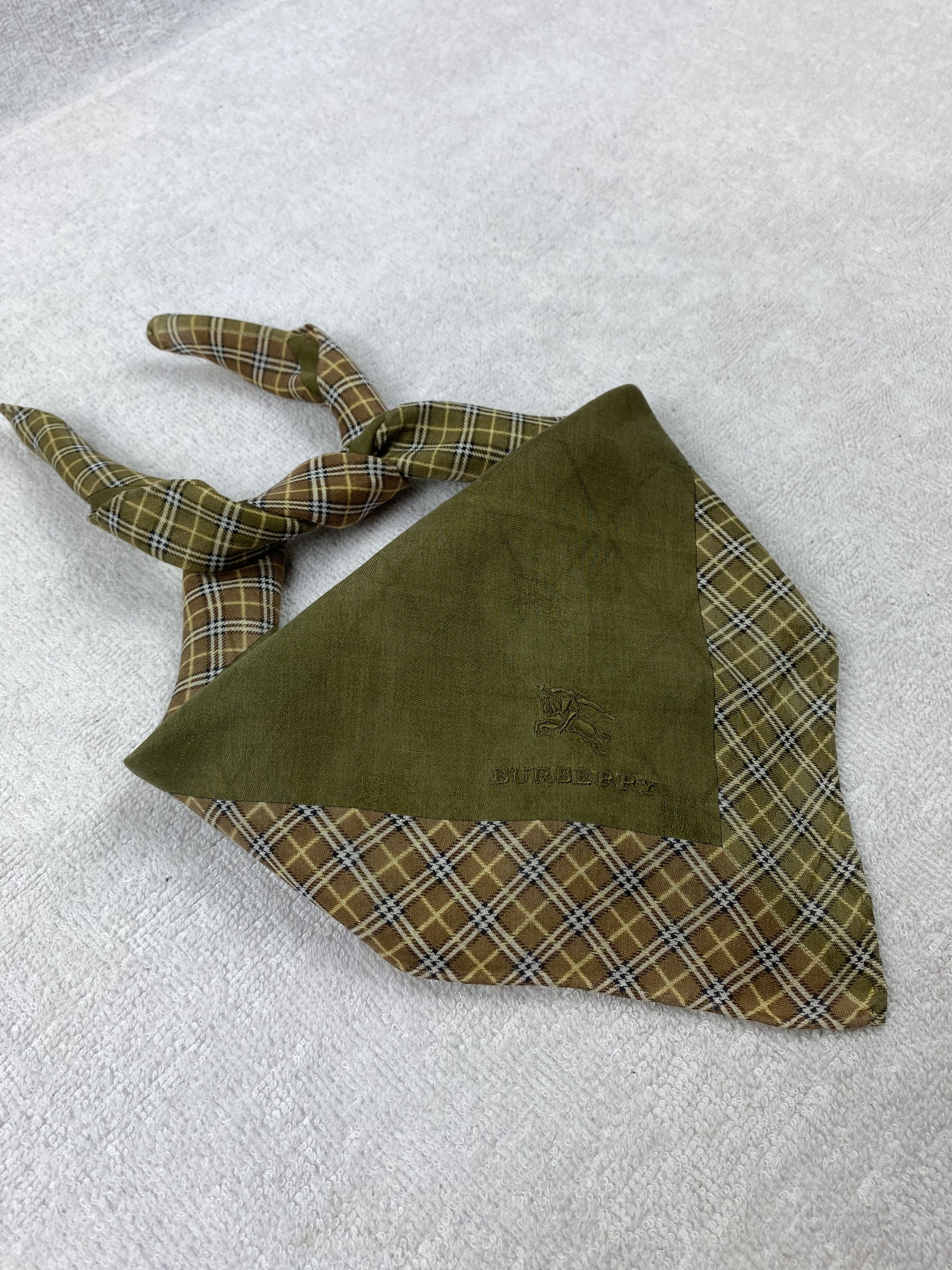 Burberry Vintage Burberry Handkerchief / Bandana / Neckerchief Size ONE SIZE - 2 Thumbnail