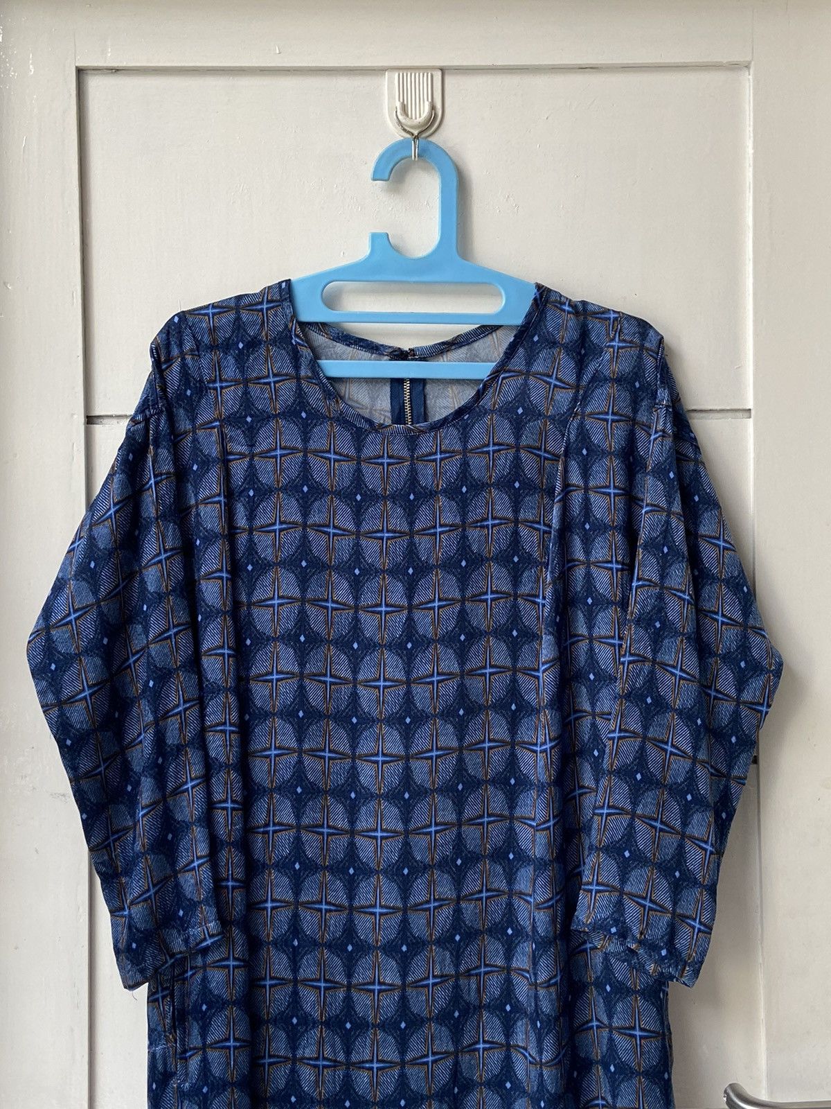 Zucca ZUCCA Motive Midi Dress Size L / US 10 / IT 46 - 16 Thumbnail