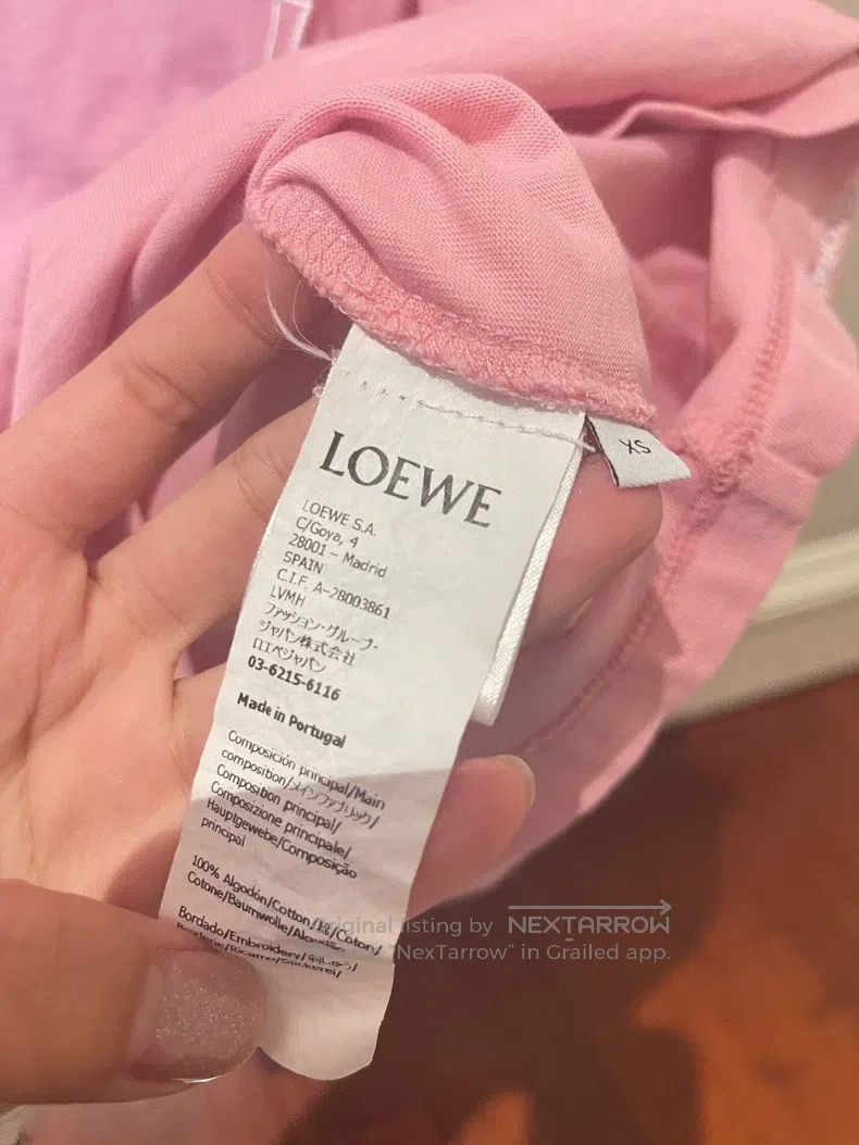 Loewe Loewe Pink T-Shirt Size XS / US 0-2 / IT 36-38 - 6 Thumbnail