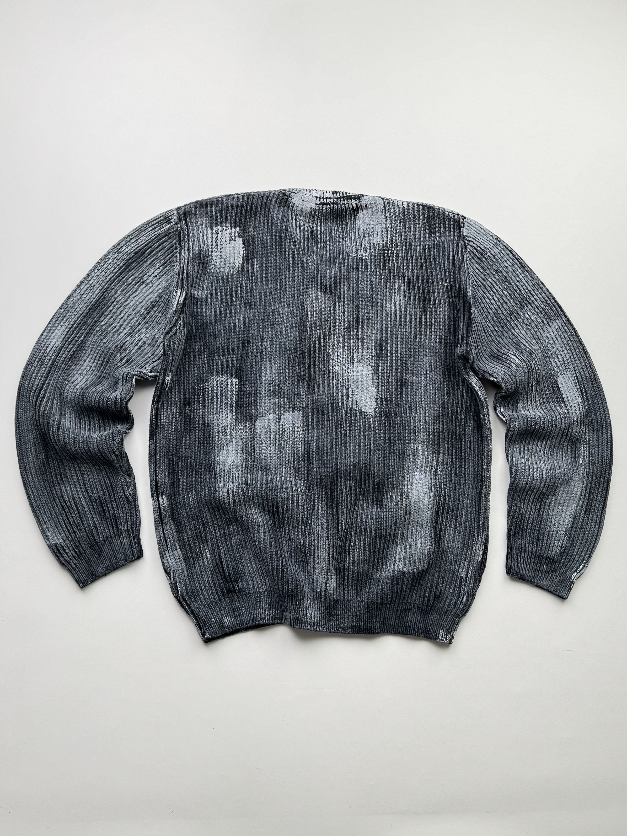 Vintage Vintage Faded Ribbed Sweater B338(V172)E2 Size US L / EU 52-54 / 3 - 7 Thumbnail