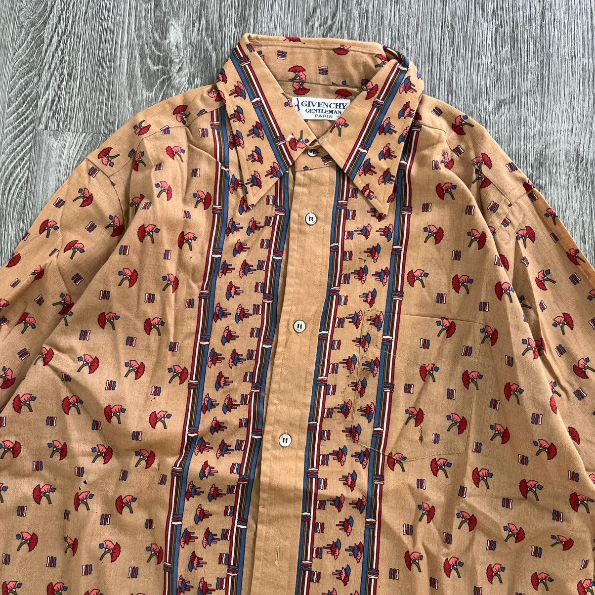 Givenchy Vintage Givenchy Shirt Pattern Print Size US XL / EU 56 / 4 - 2 Thumbnail