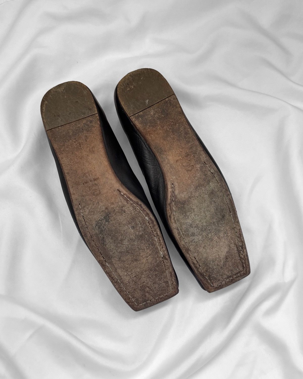 Jil Sander Jil Sander Leather Elegant Square Toe Ballet Flats Size US 6.5 / IT 36.5 - 11 Thumbnail