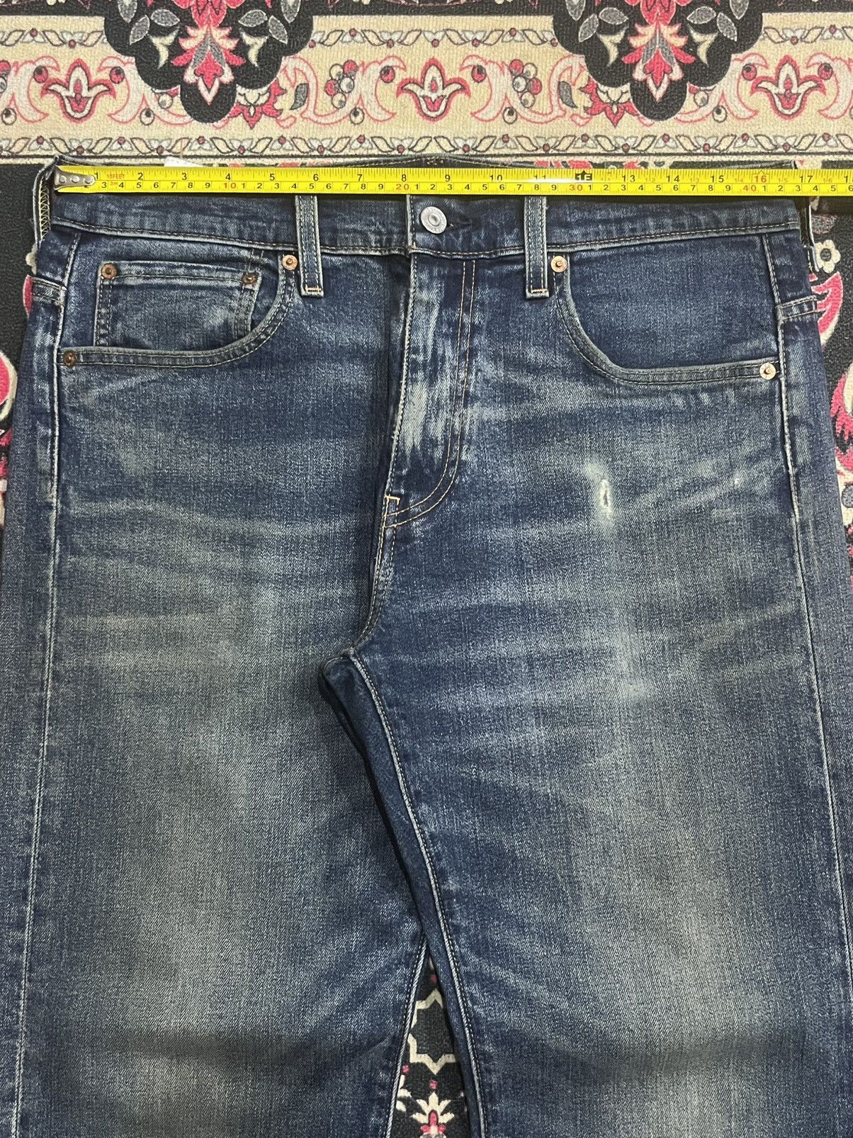 Levi's Vintage Levi’s 569 Big E Non Selvedge Blue Washed Jeans Size US 31 - 13 Thumbnail