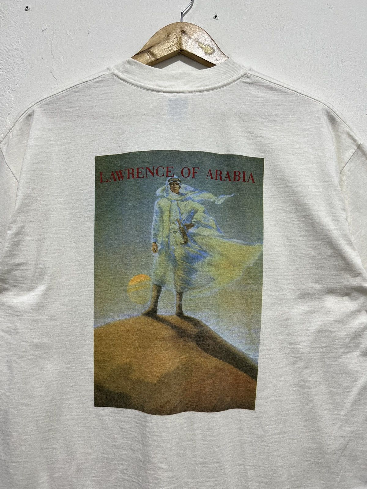 Vintage Vintage Lawrance Of Arabia Movie DVD Promo Tshirt Size US L / EU 52-54 / 3 - 2 Thumbnail