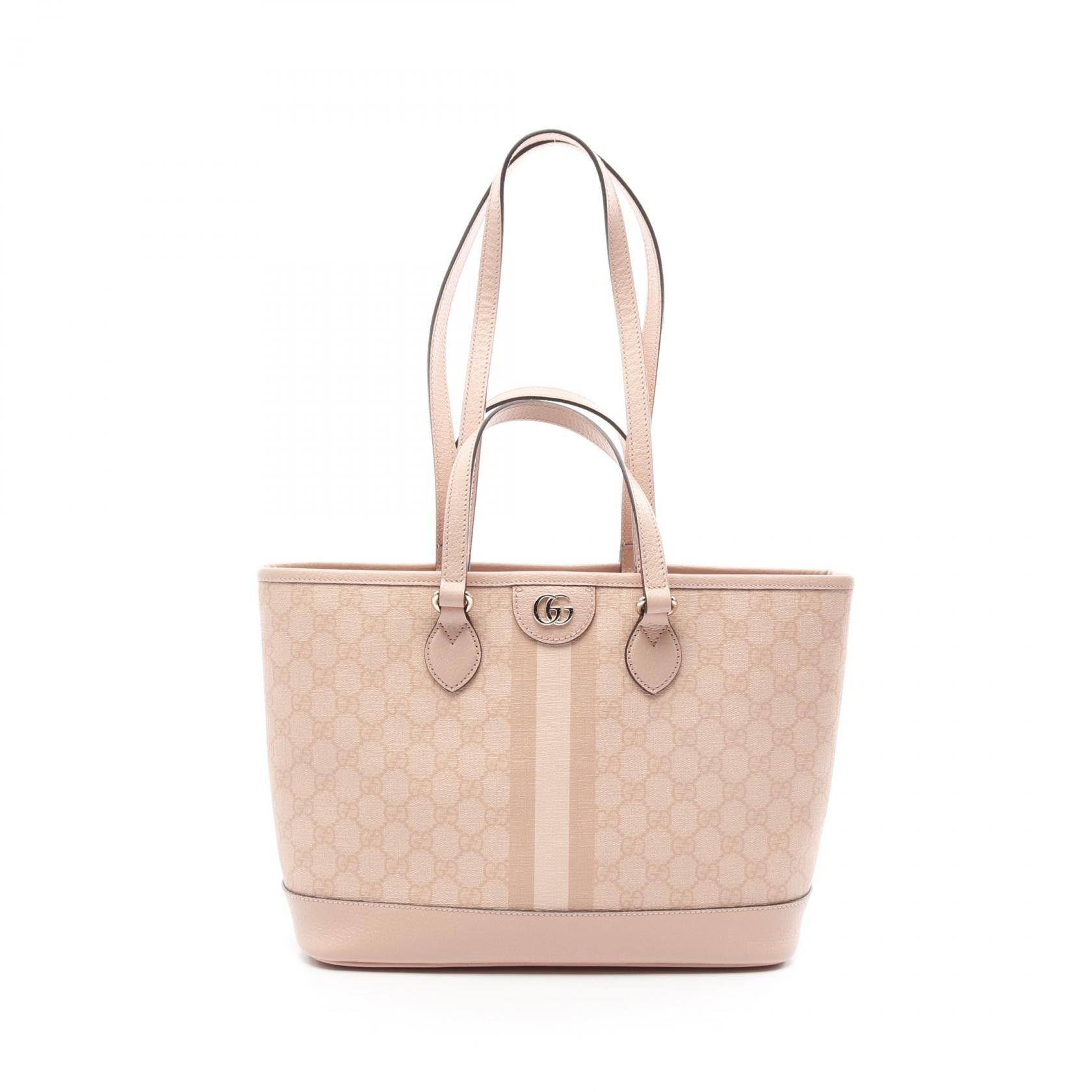 Gucci Gucci Ophidia GG Supreme Coated Canvas Tote Bag Canvas Tote Bag 765043 in Pink, Women's