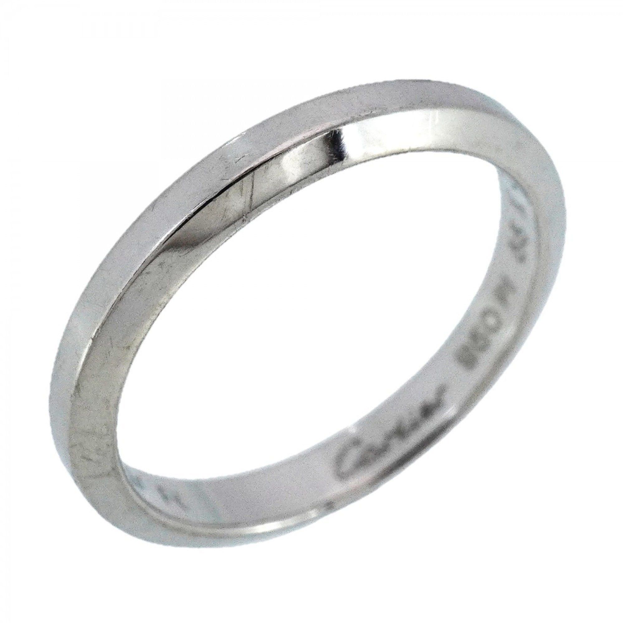Cartier Ring Declaration Pt950 Platinum #55 Men's Women's